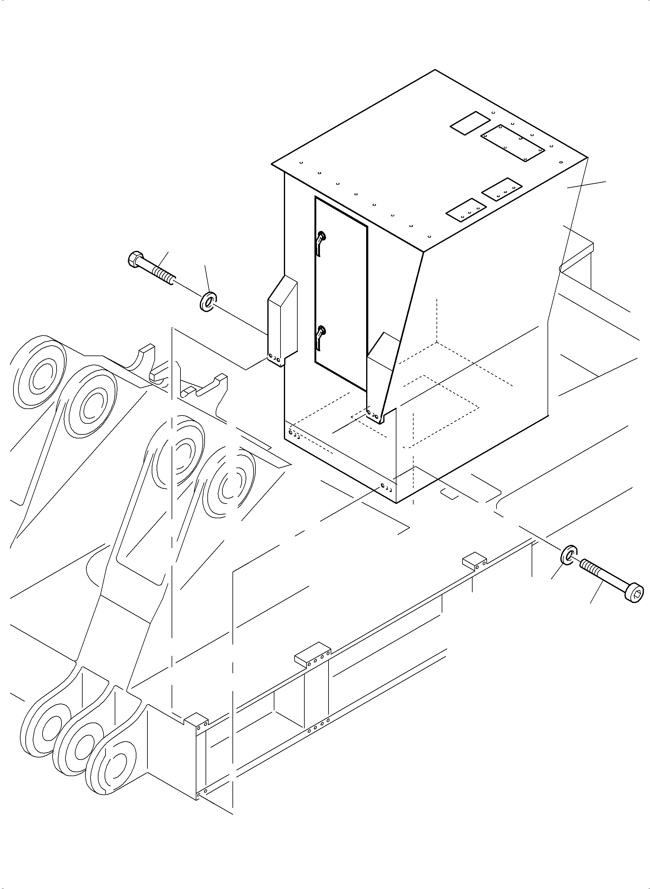 Cab support 952 840 40 KOMATSU