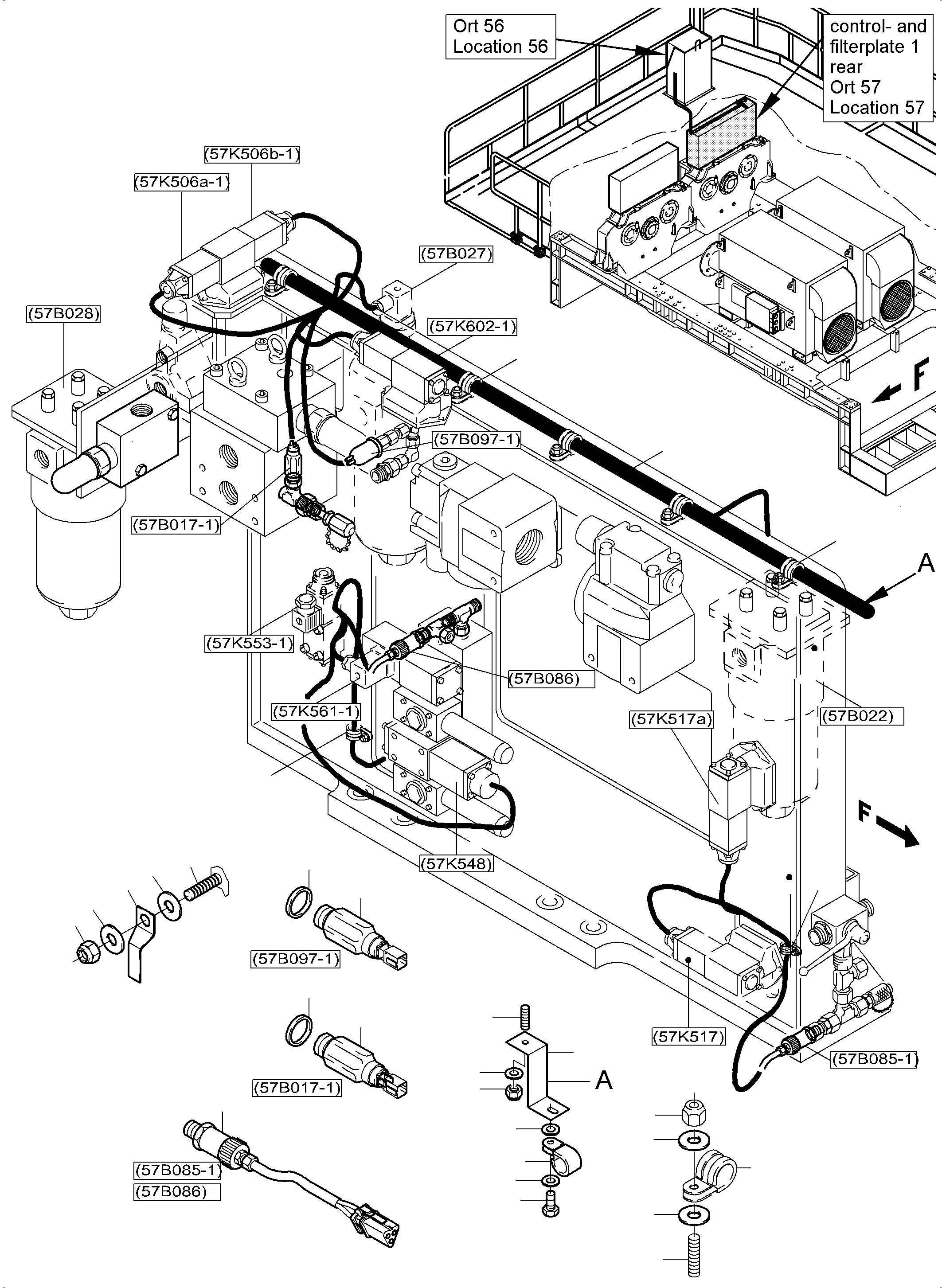 Adapter 1" to 1/2" 939 192 40 KOMATSU
