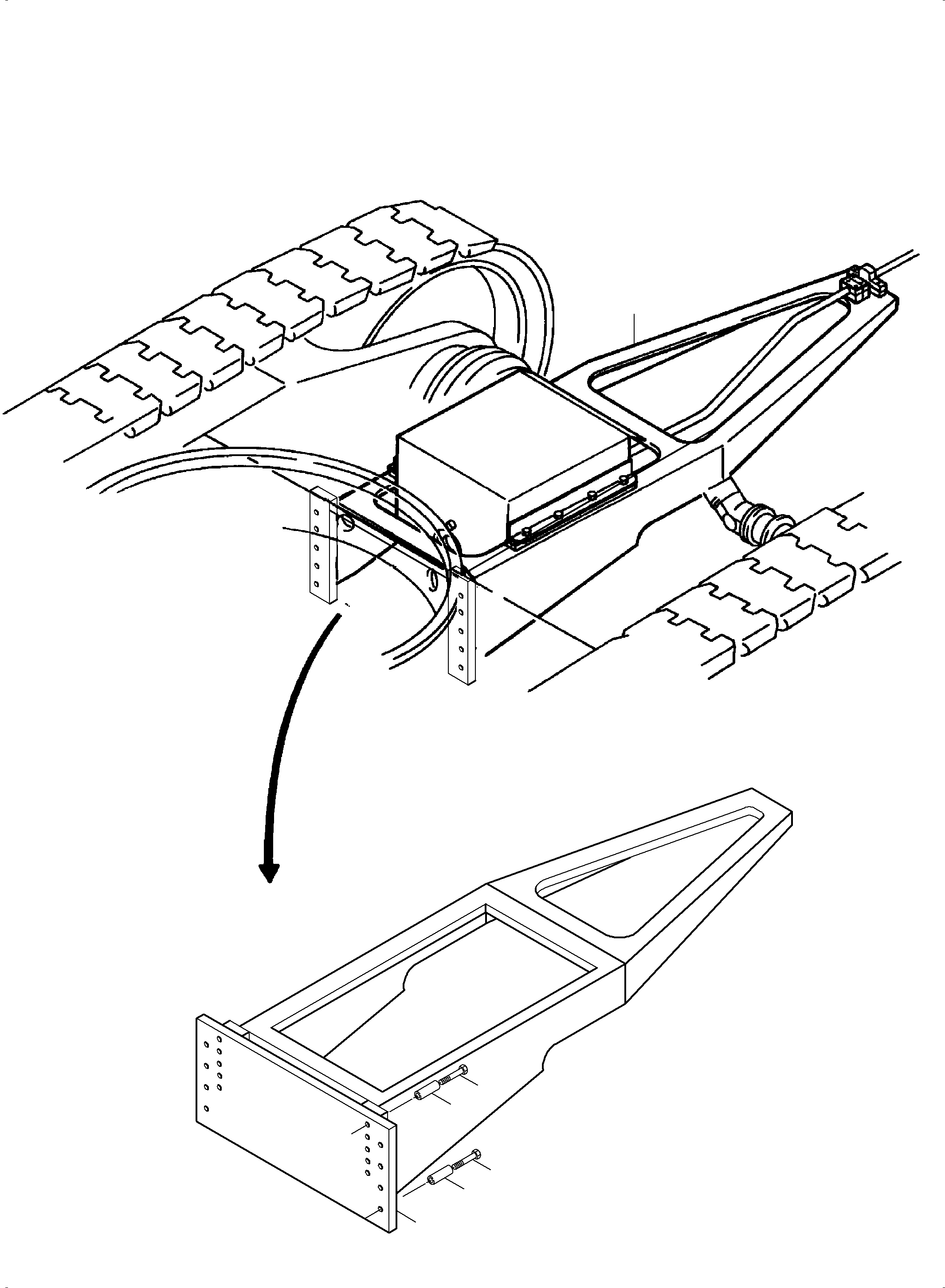 Flange plate 955 228 40 KOMATSU