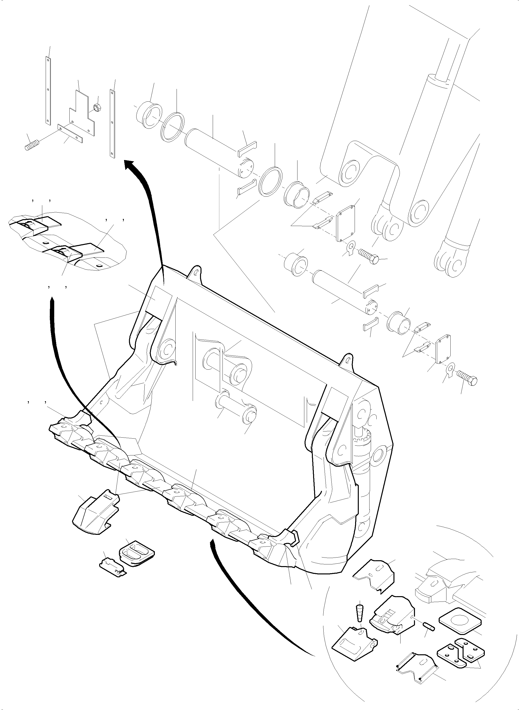 Tooth adapter 950 193 40 KOMATSU