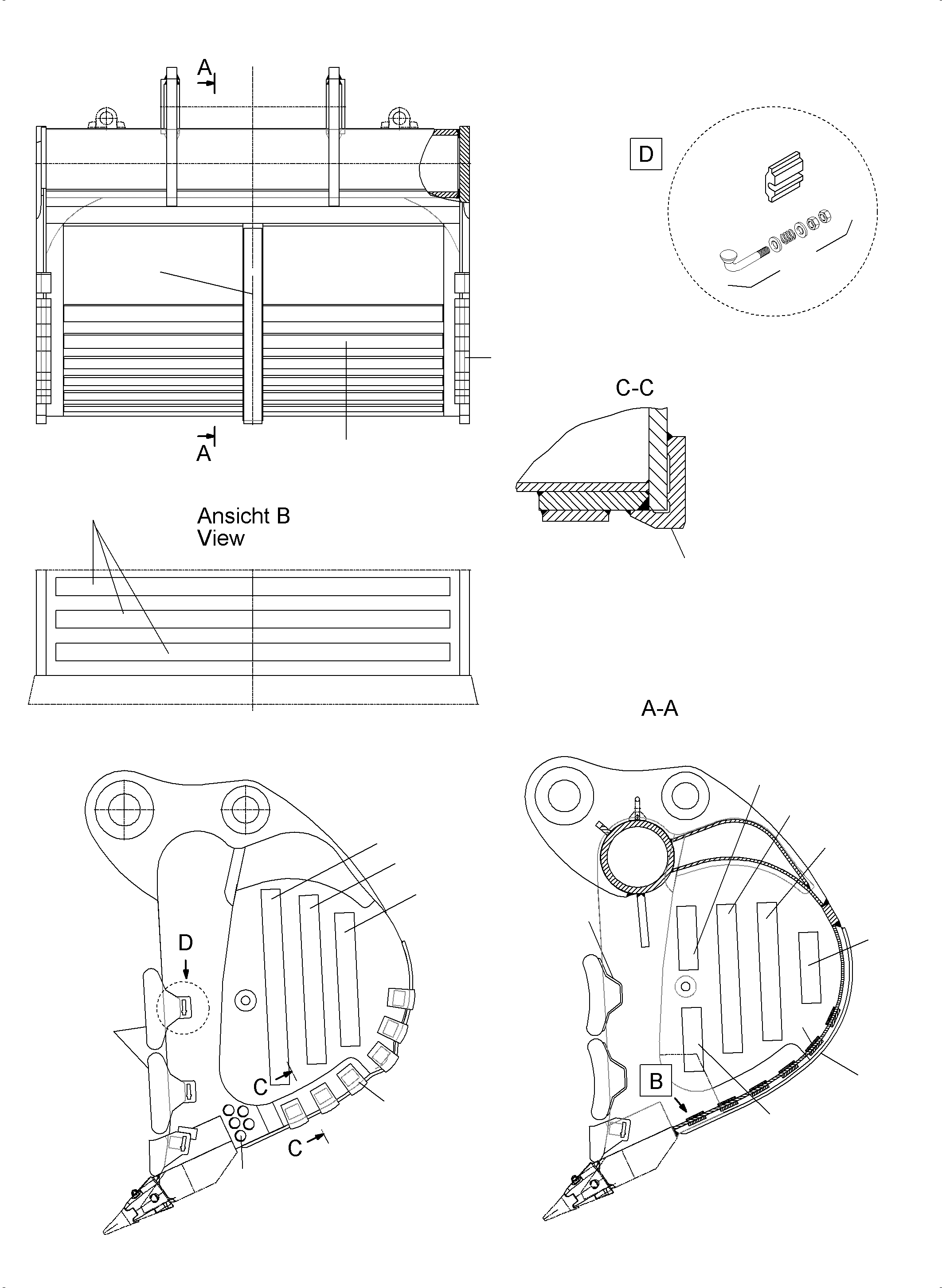 Wing shroud 941 720 40 KOMATSU