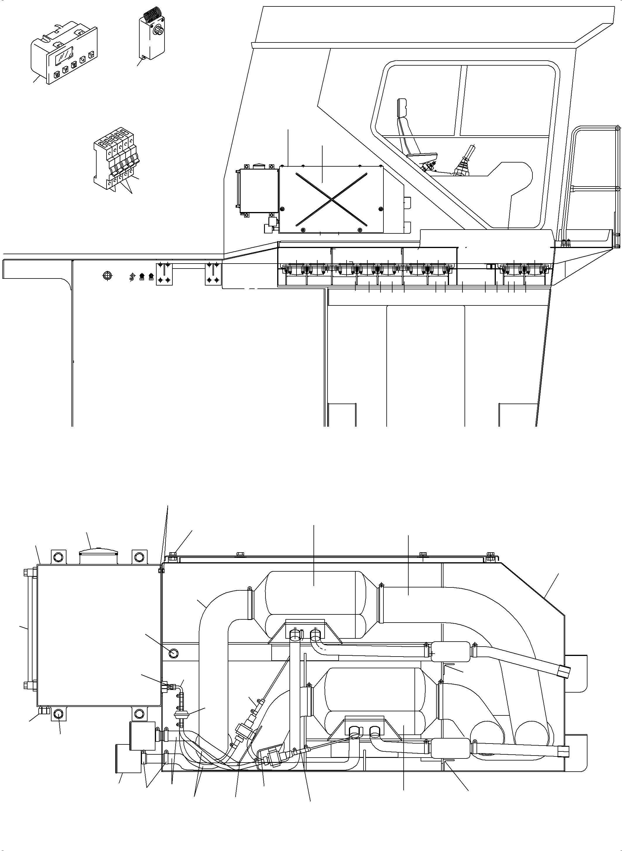 Бак 959 160 40 KOMATSU