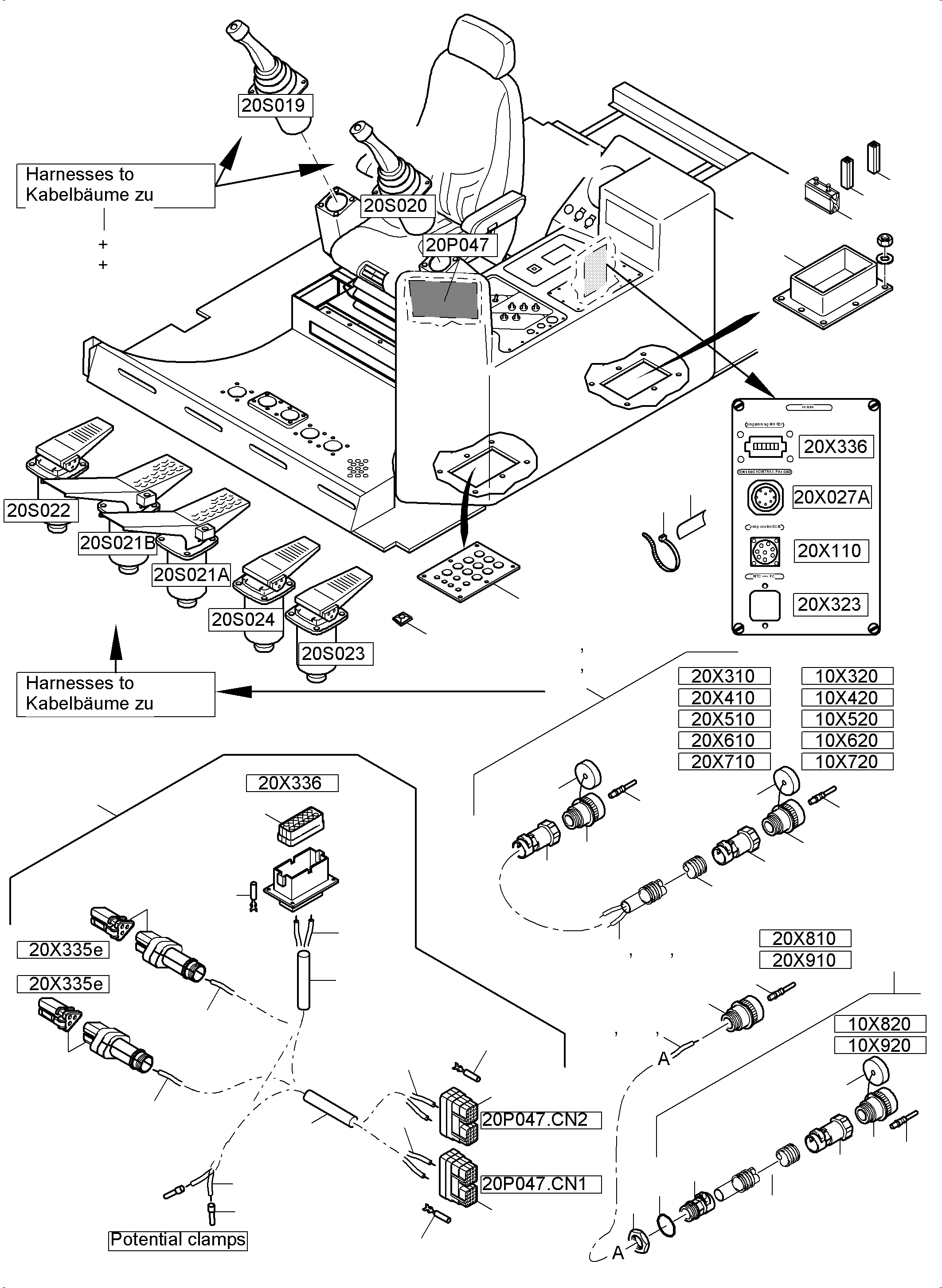 Harness 12x_20-20X_12 960 301 40 KOMATSU