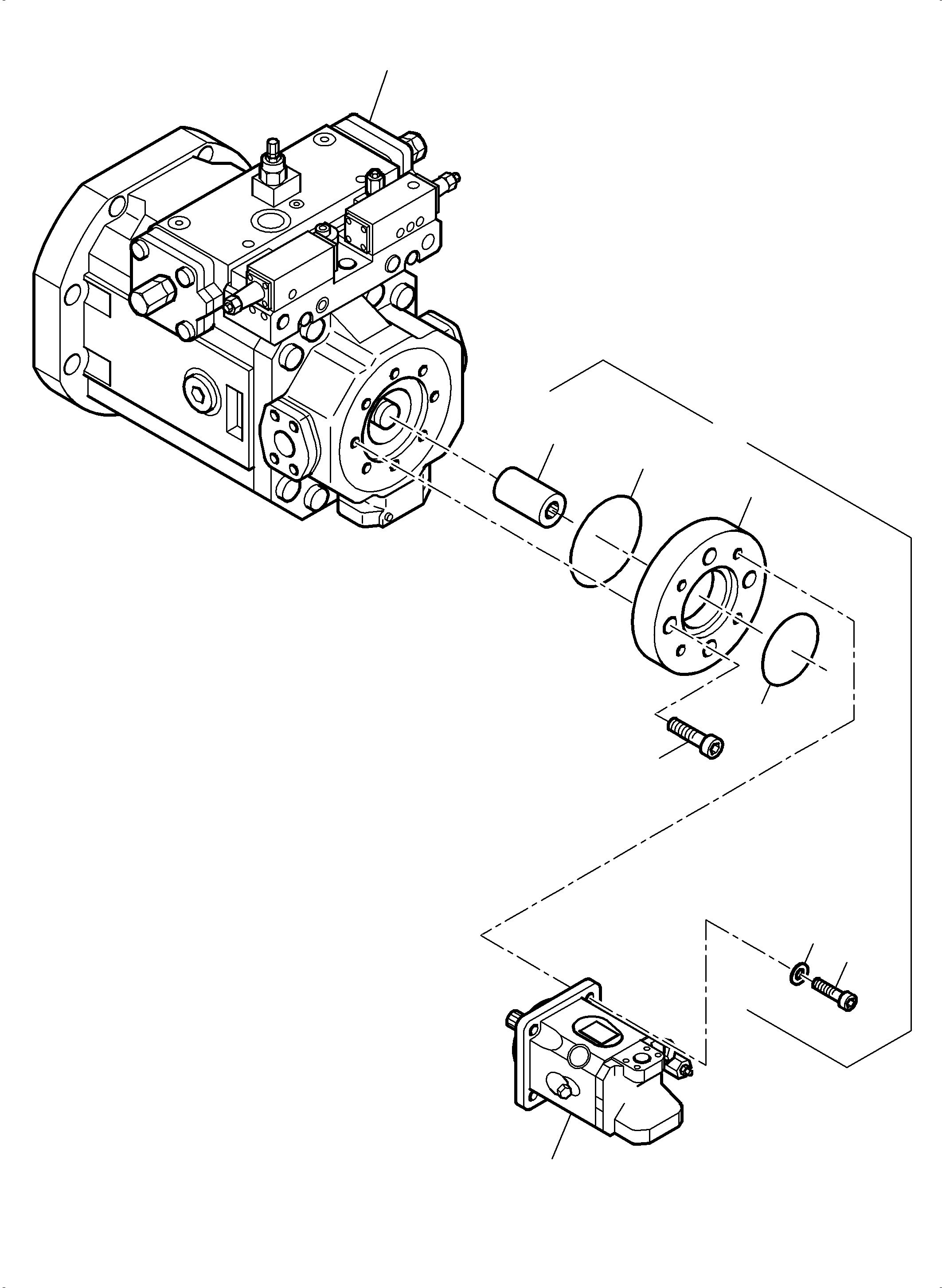 Swashplate pump 798 252 73 KOMATSU