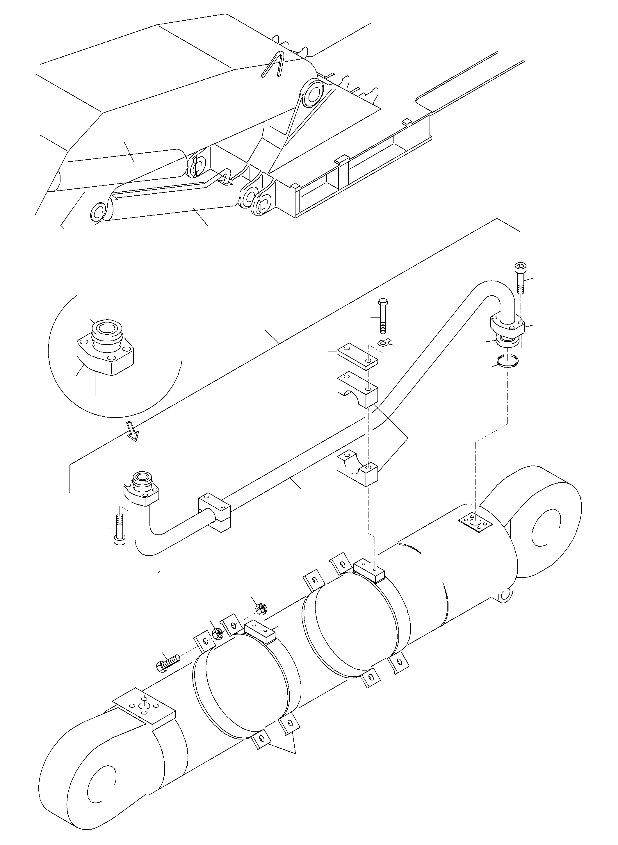 Хомут 964 949 40 KOMATSU