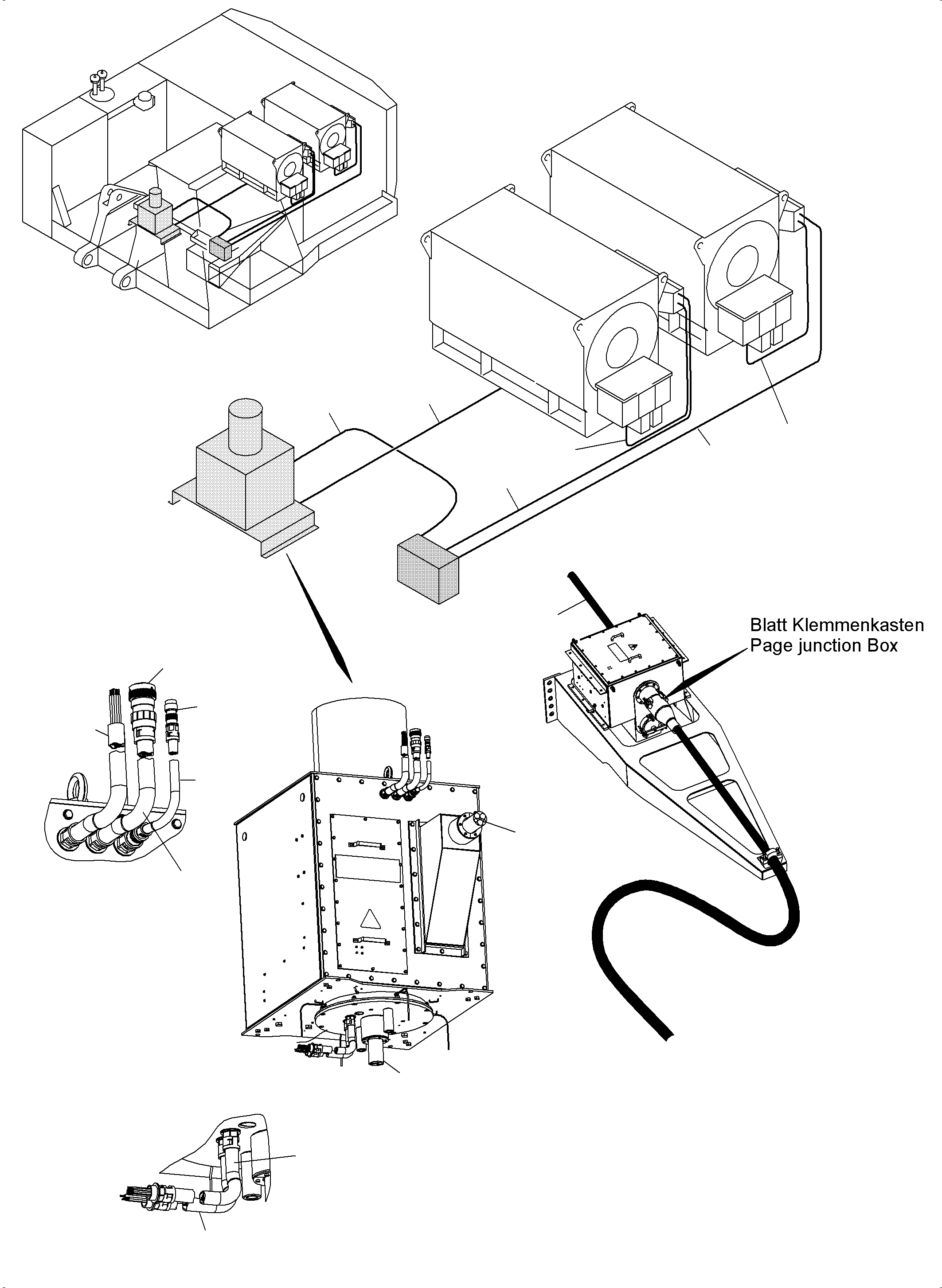 MS-Cable KK-SRK assy. 798 014 73 KOMATSU