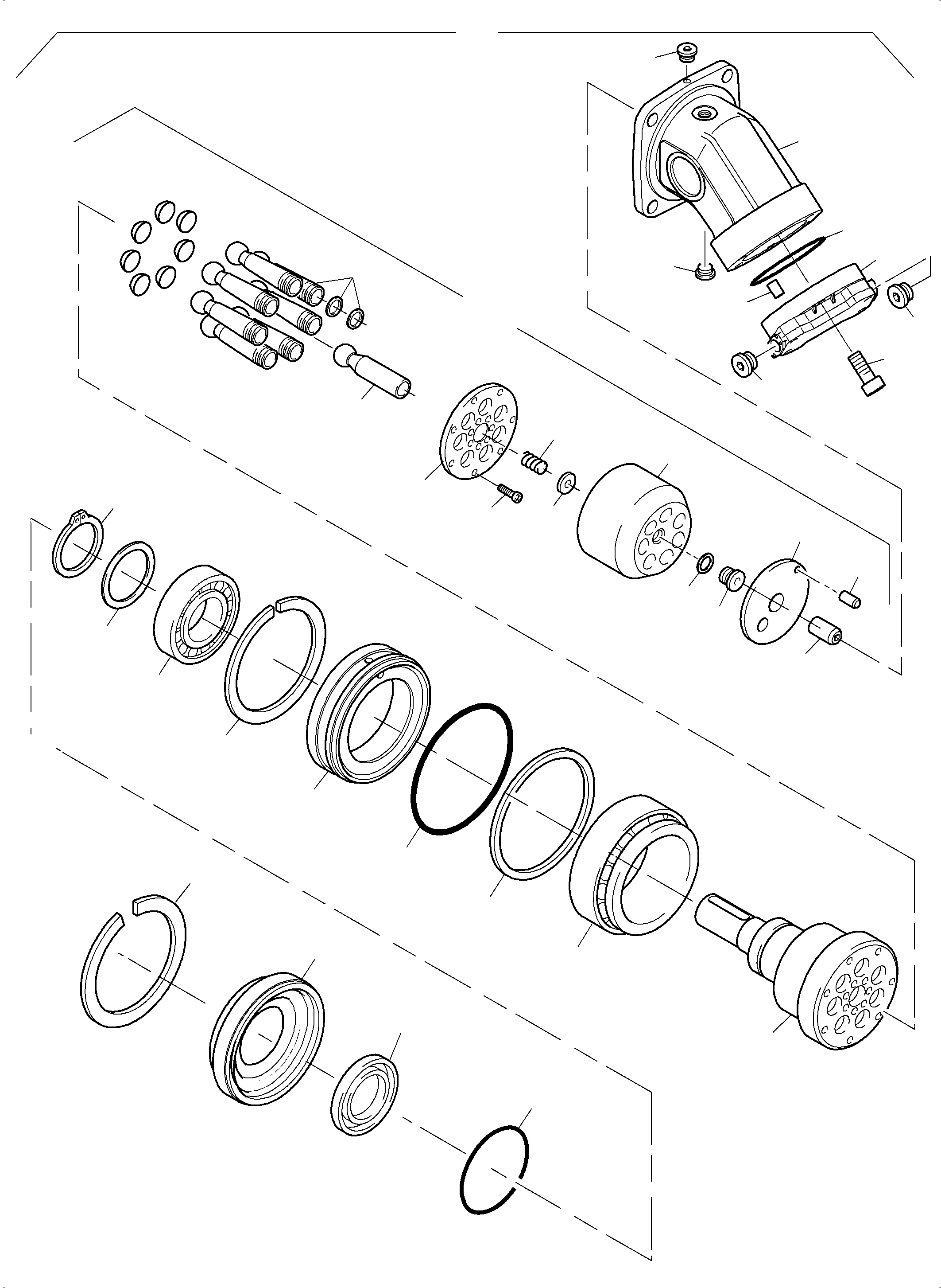 Hydr. motor assy. 950 660 40 KOMATSU