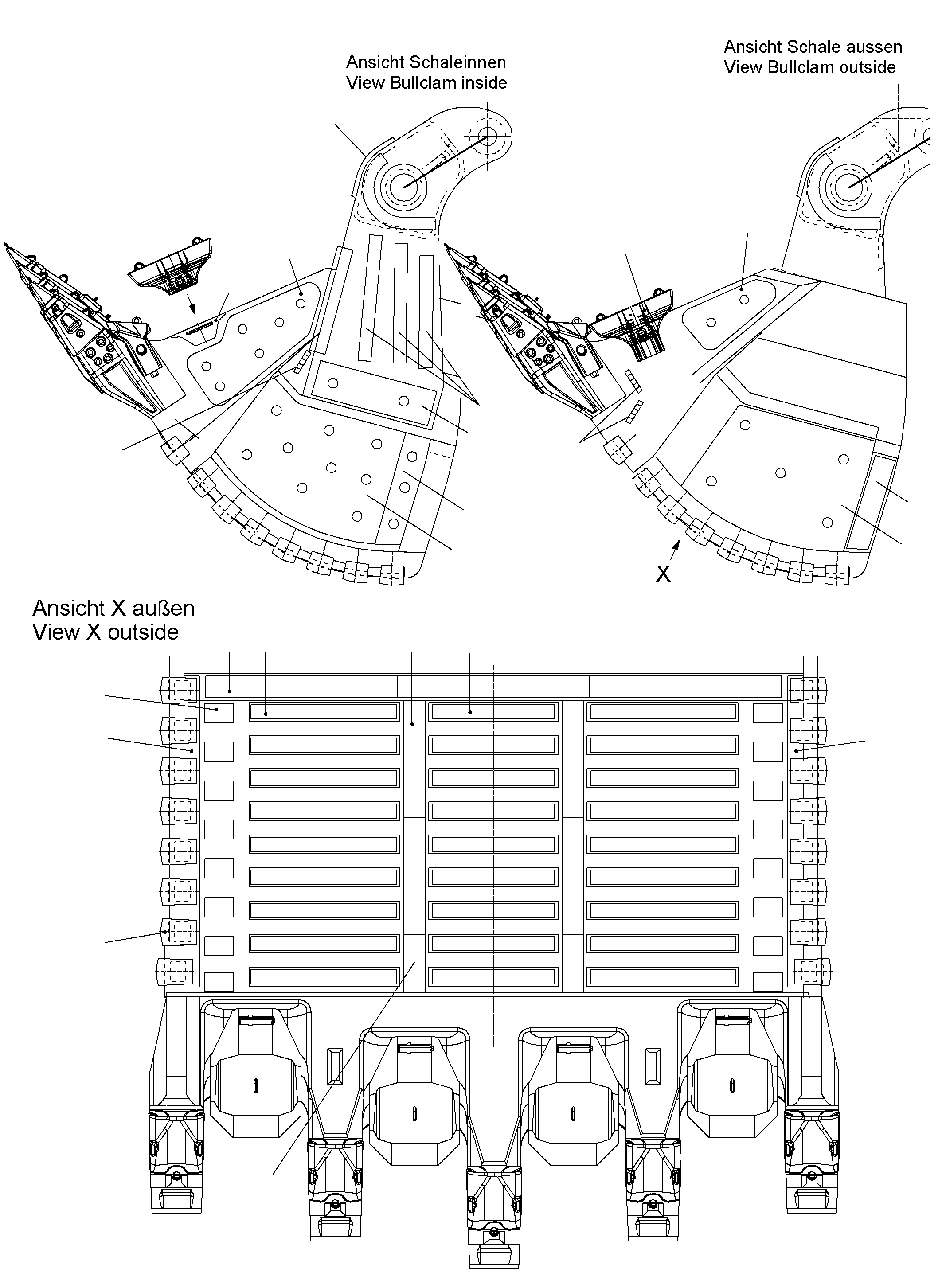 Inner wear plate 975 492 40 KOMATSU
