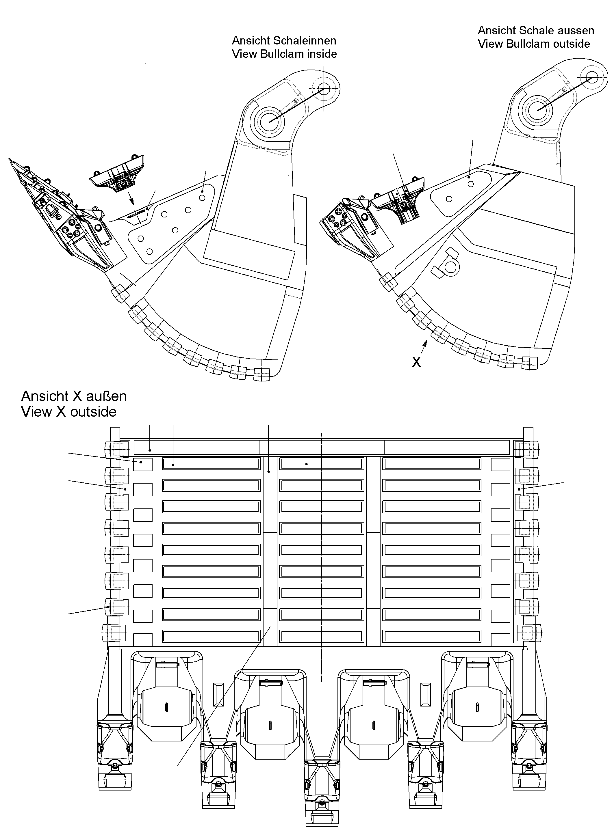 Inner wear plate 975 488 40 KOMATSU