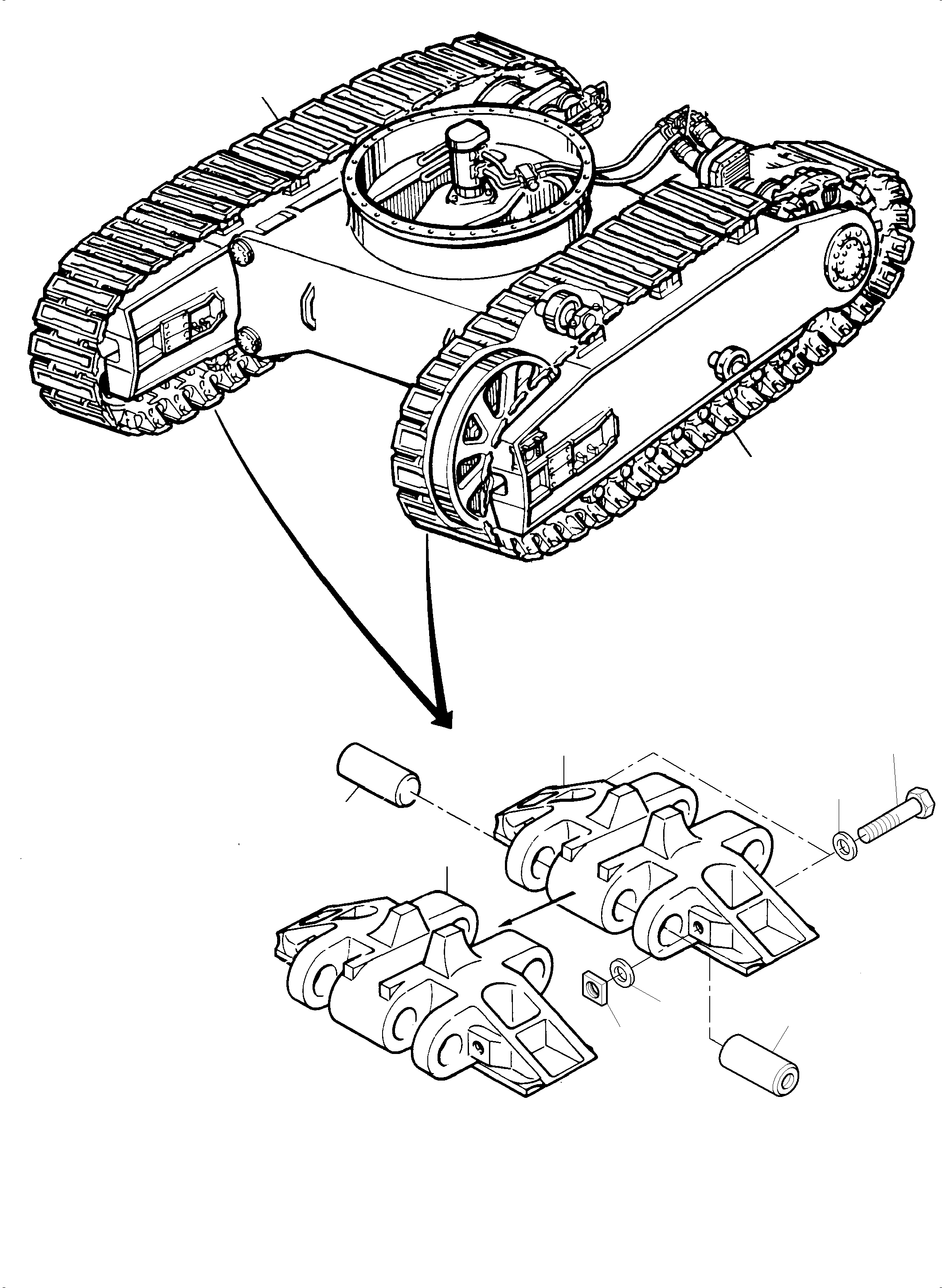 Track shoe 1800 mm 970 912 40 KOMATSU