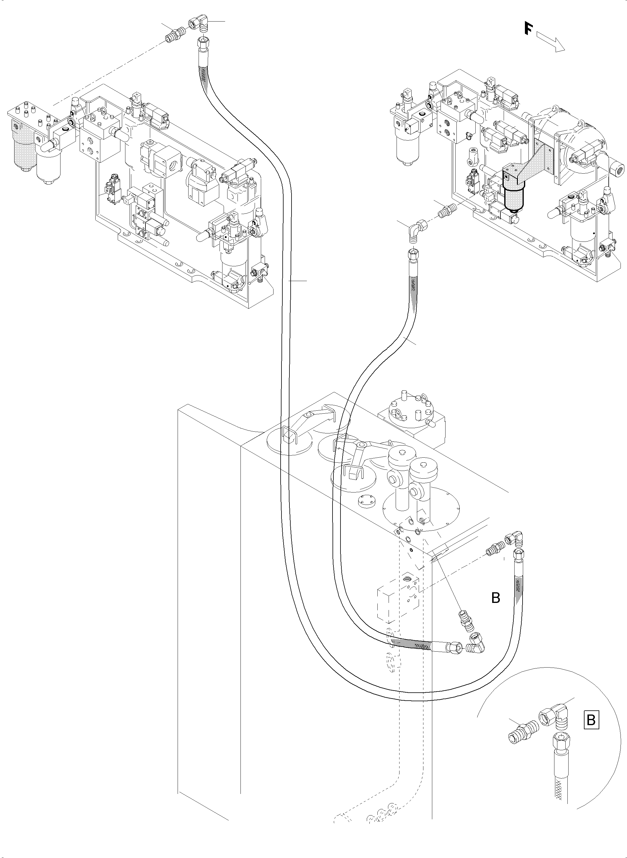 Шланг в сборе 519 624 98 KOMATSU