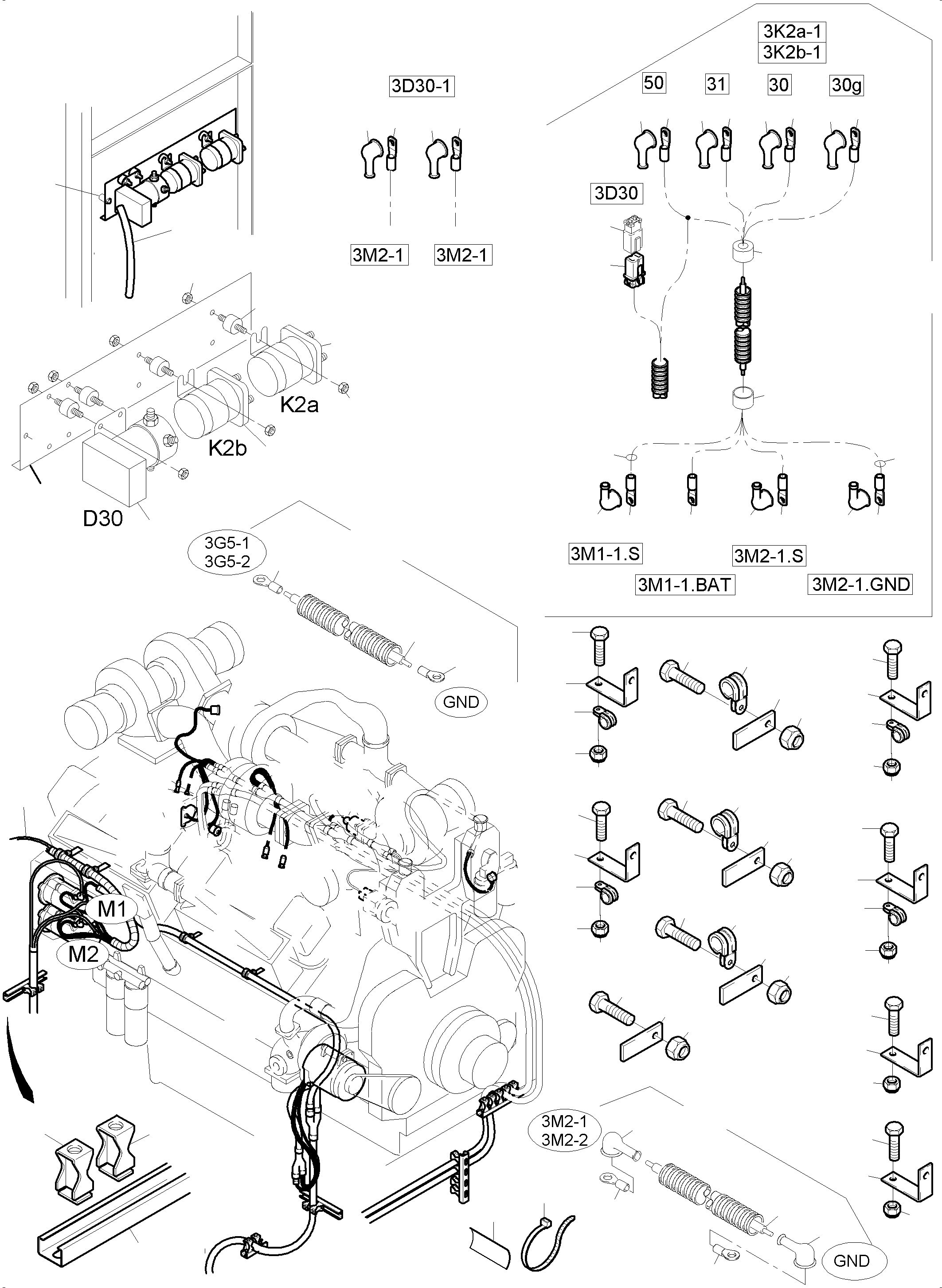 Cable lug 35 519 573 40 KOMATSU