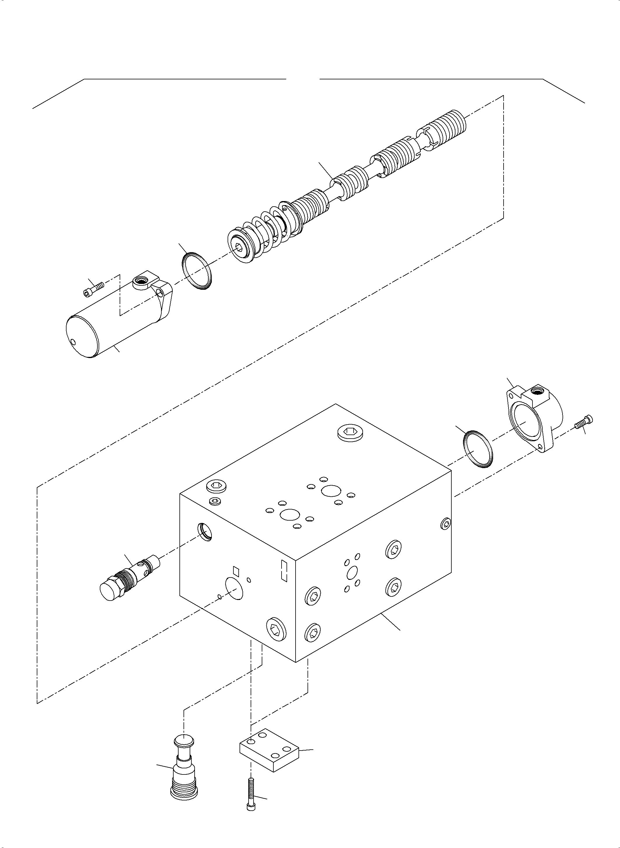 Control block assy. 951 419 40 KOMATSU