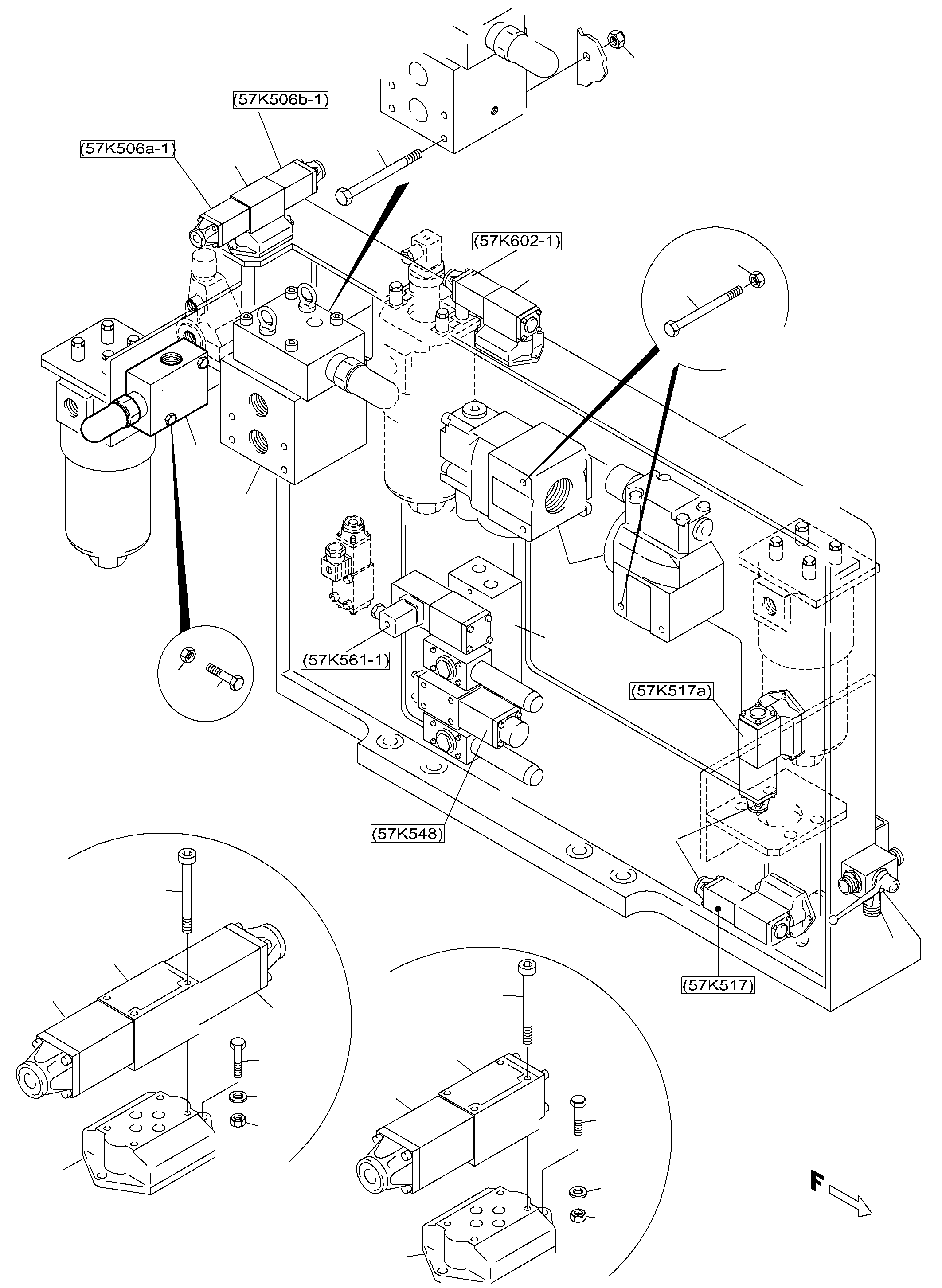 Предохранительный клапан 951 789 40 KOMATSU