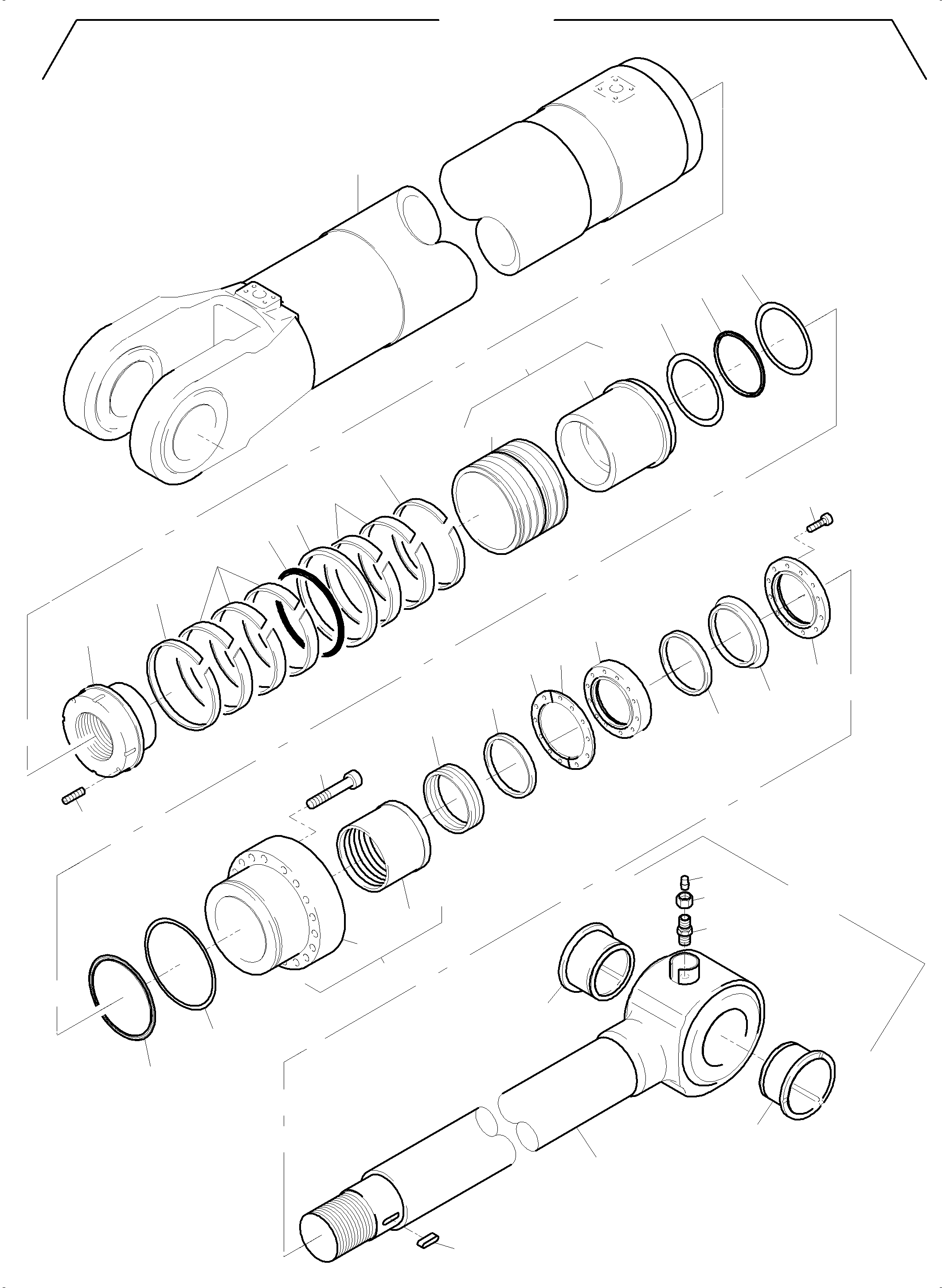 Piston bush 970 641 40 KOMATSU