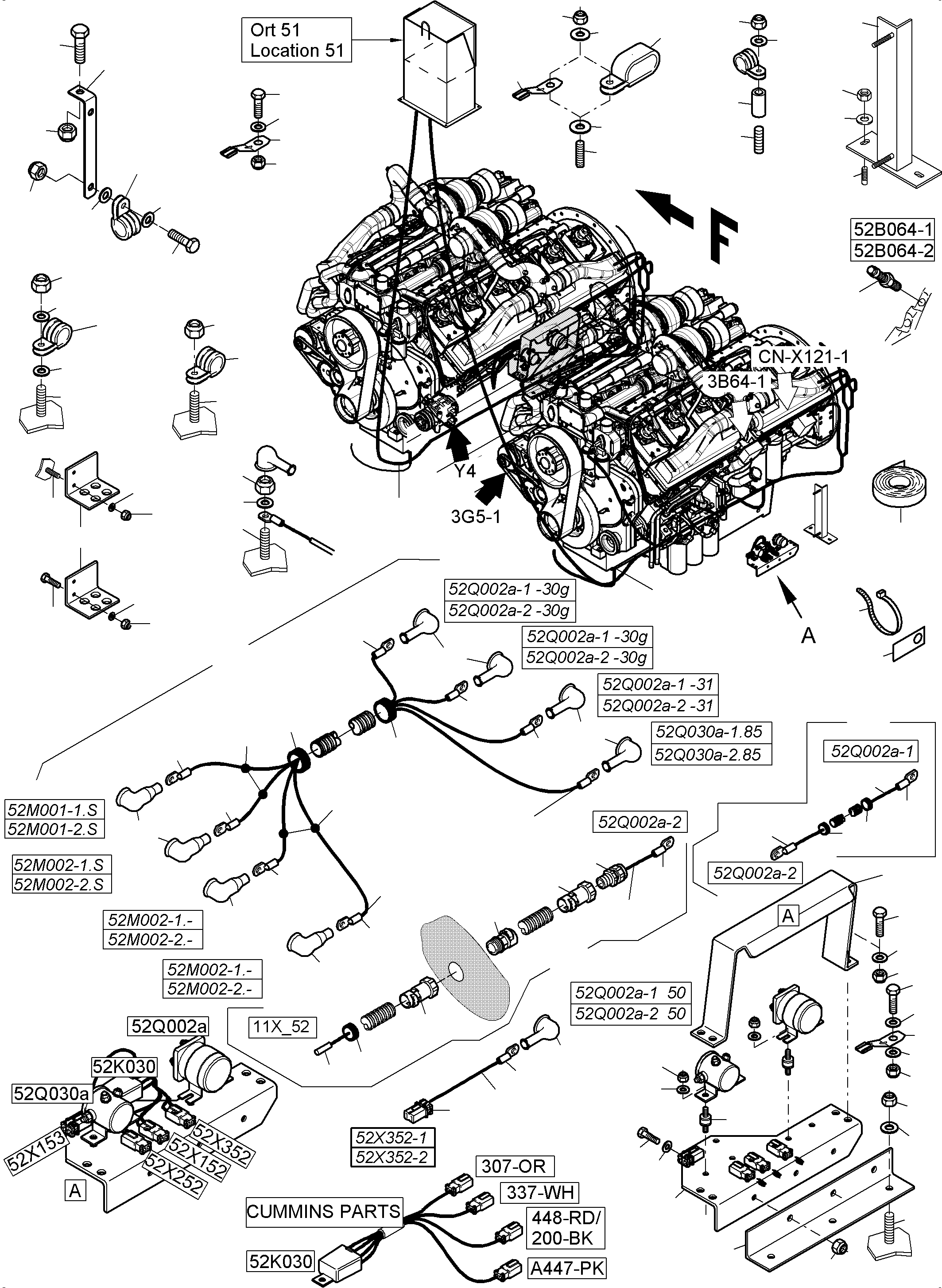 Кабельный наконечник 256 647 40 KOMATSU