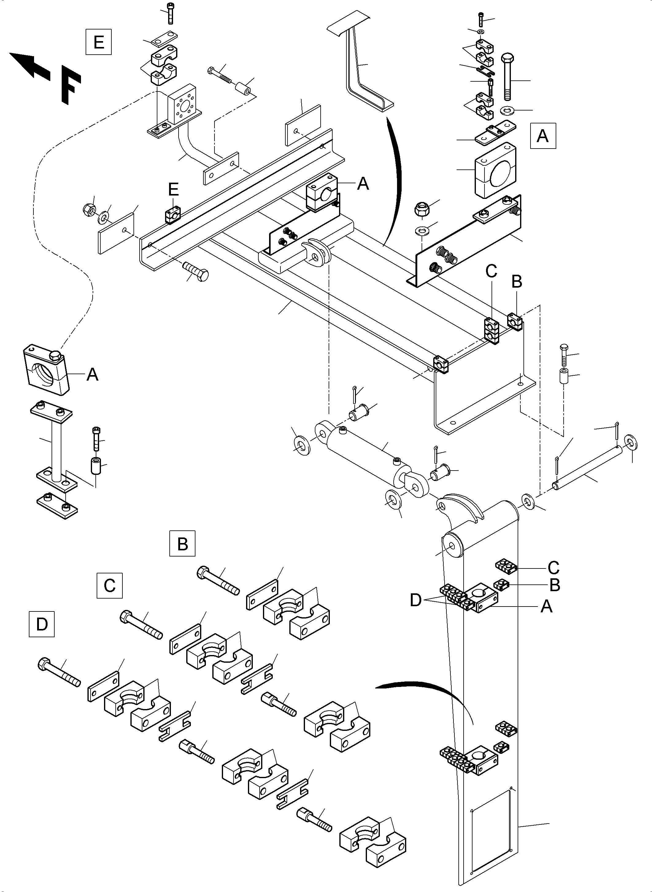 Опора 992 408 40 KOMATSU