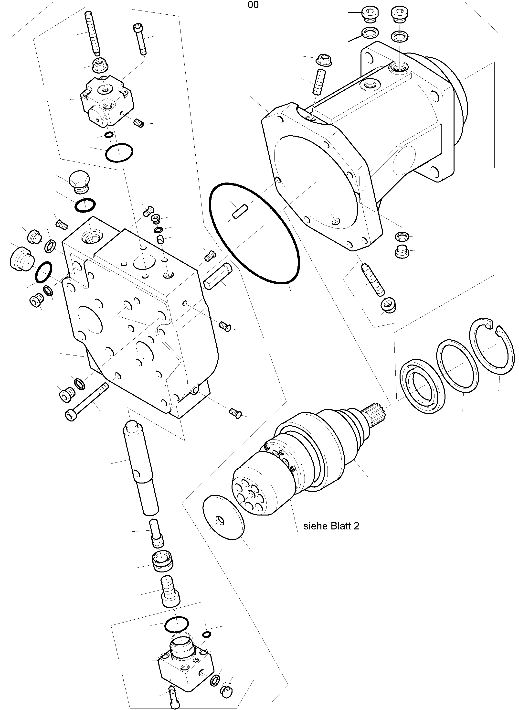 Variable displacement pump 951 781 40 KOMATSU
