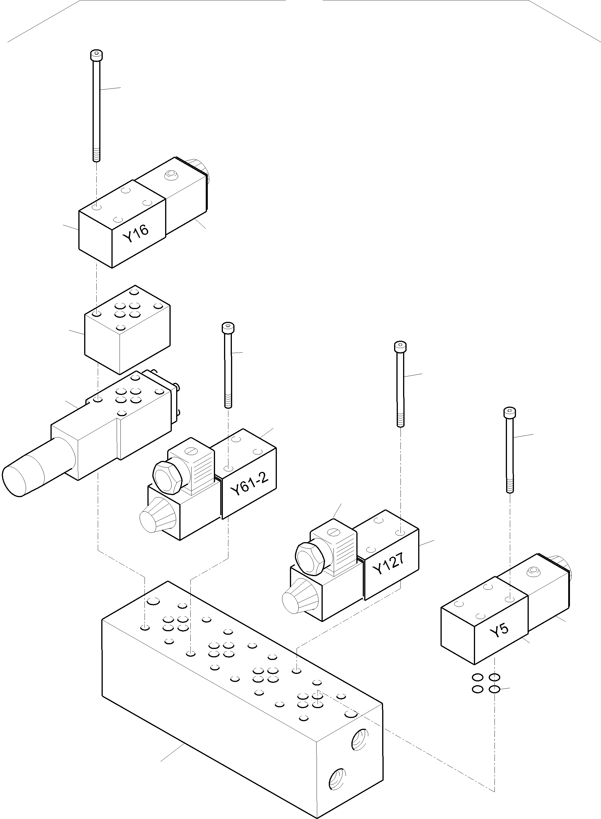 Pressure control valve 951 782 40 KOMATSU