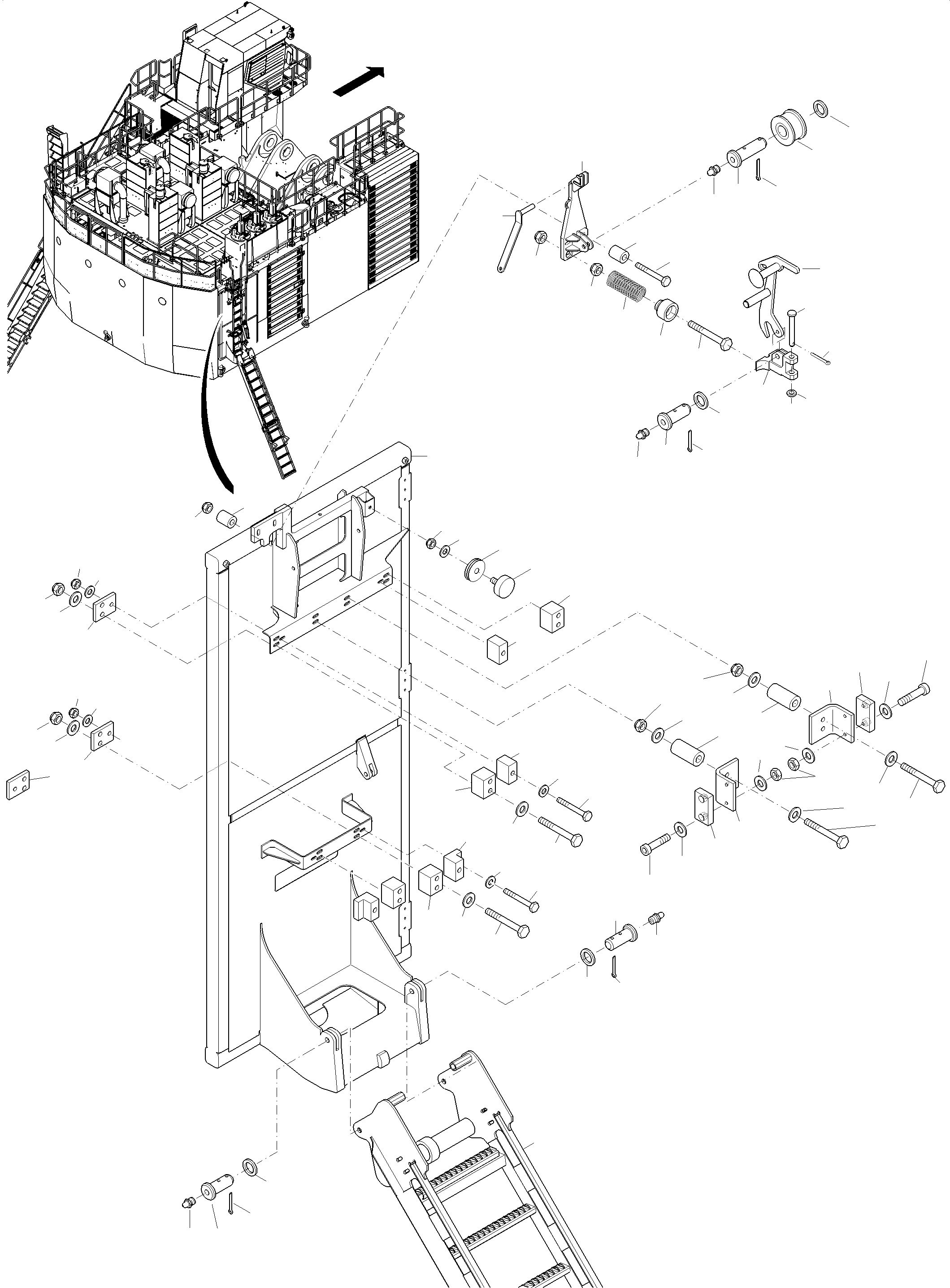 Clevis 100 142 97 KOMATSU