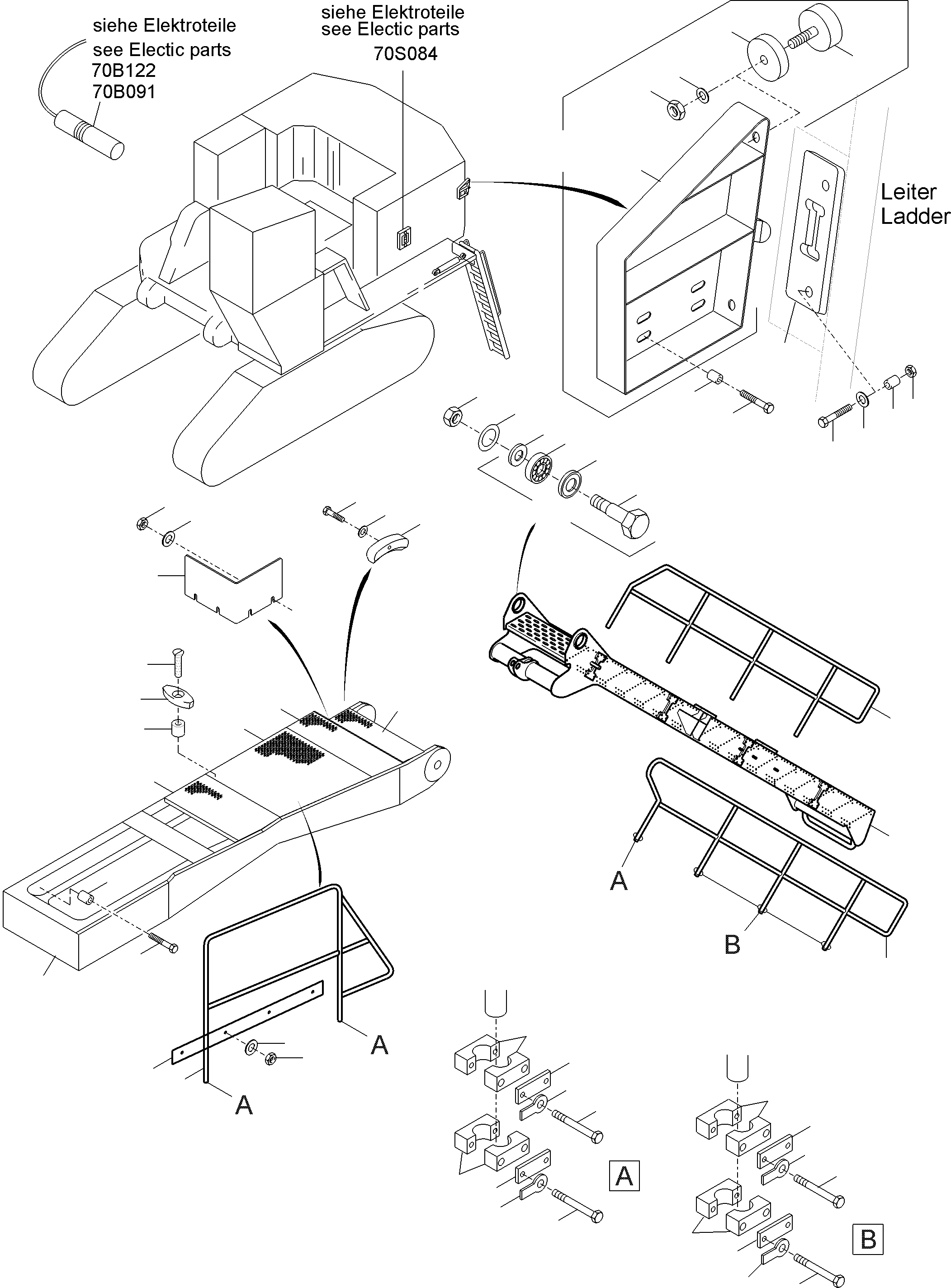 Retainer radiator 982 941 40 KOMATSU