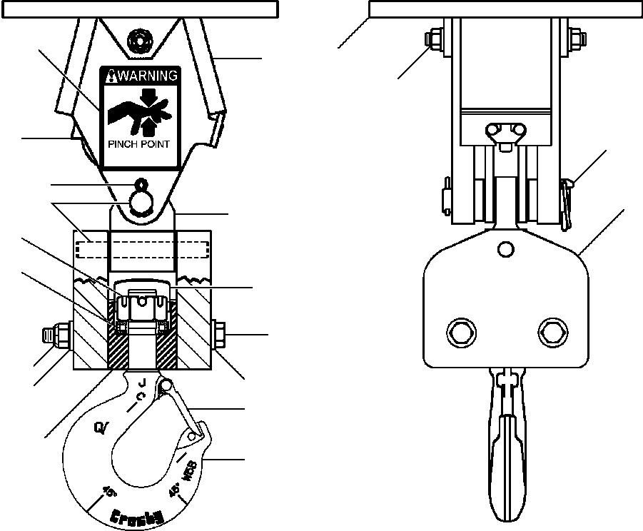 PIN, HITCH 102 249 KOMATSU