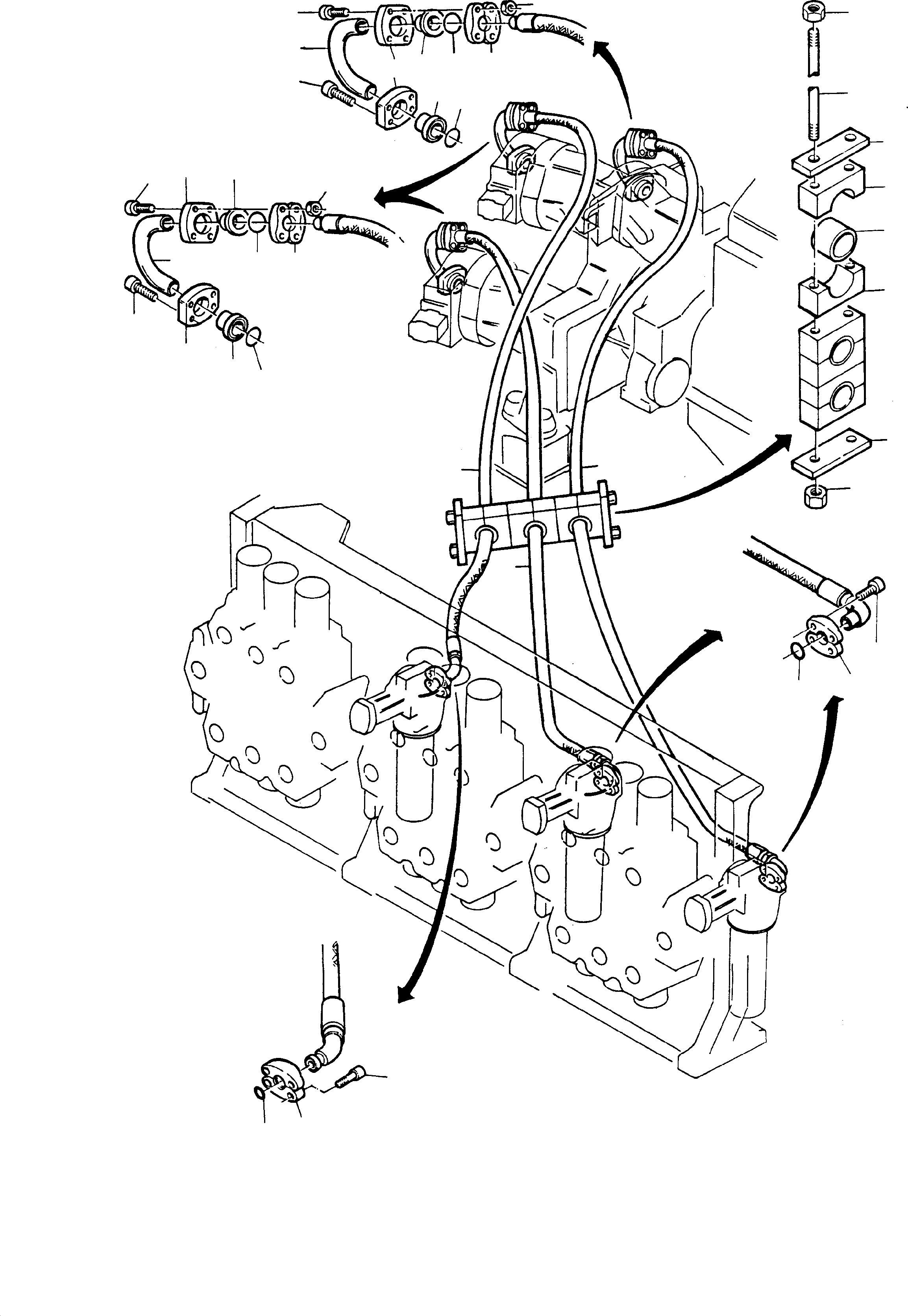 Pipe assy. Ø 38 697 062 73 KOMATSU