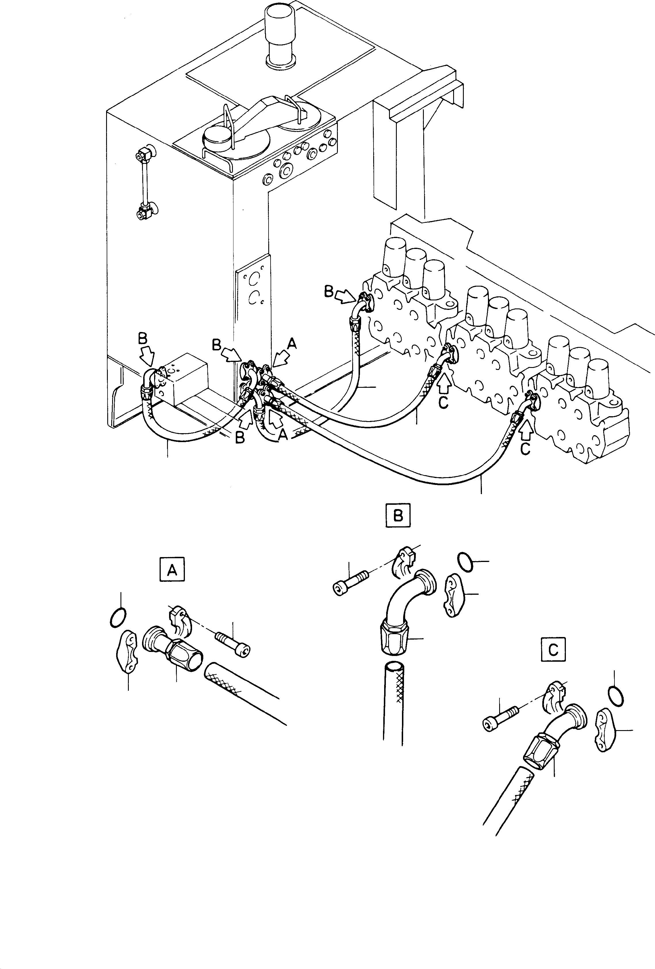 Фитинги шланга 323 921 40 KOMATSU