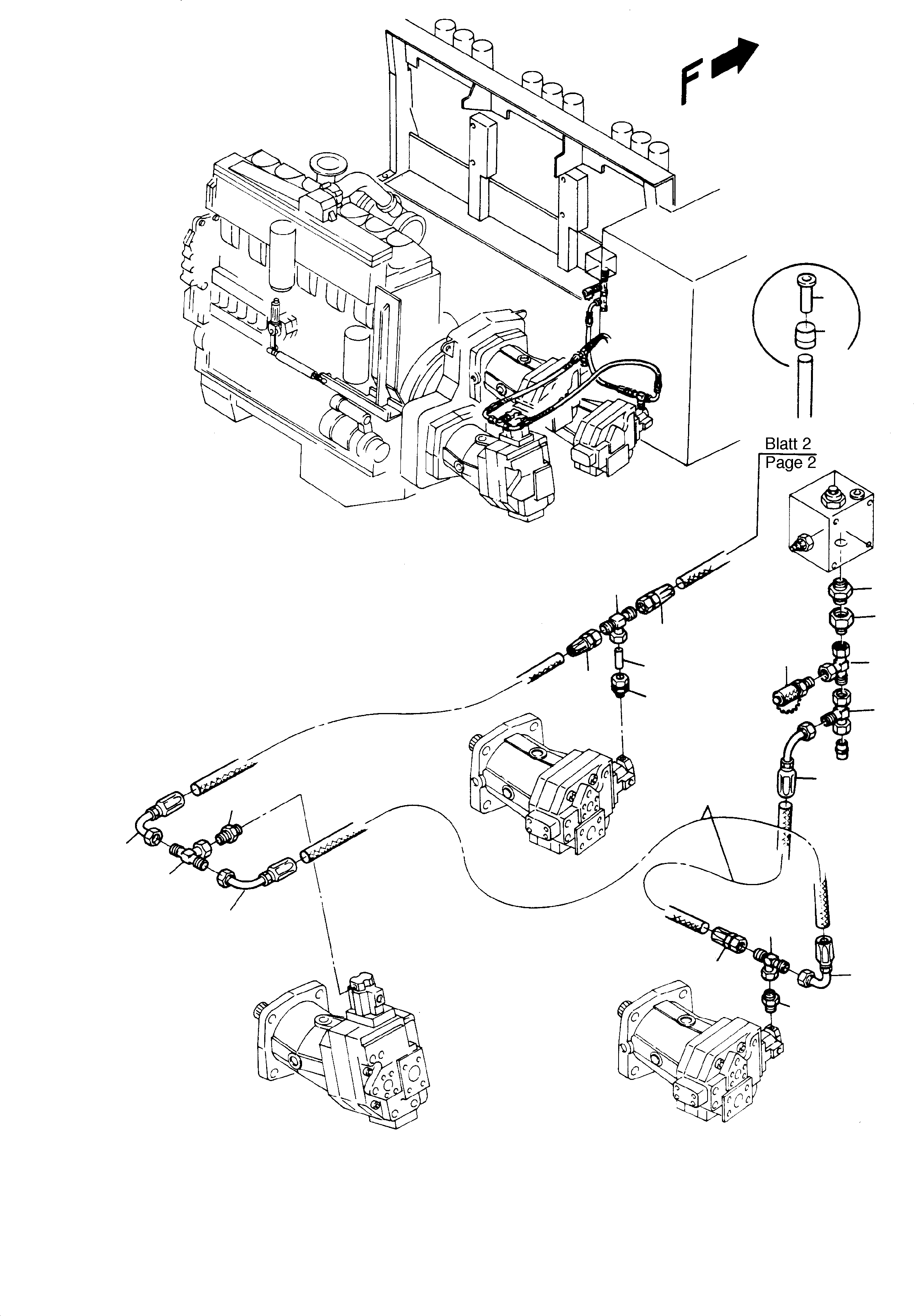Соединительный штуцер 226 351 40 KOMATSU