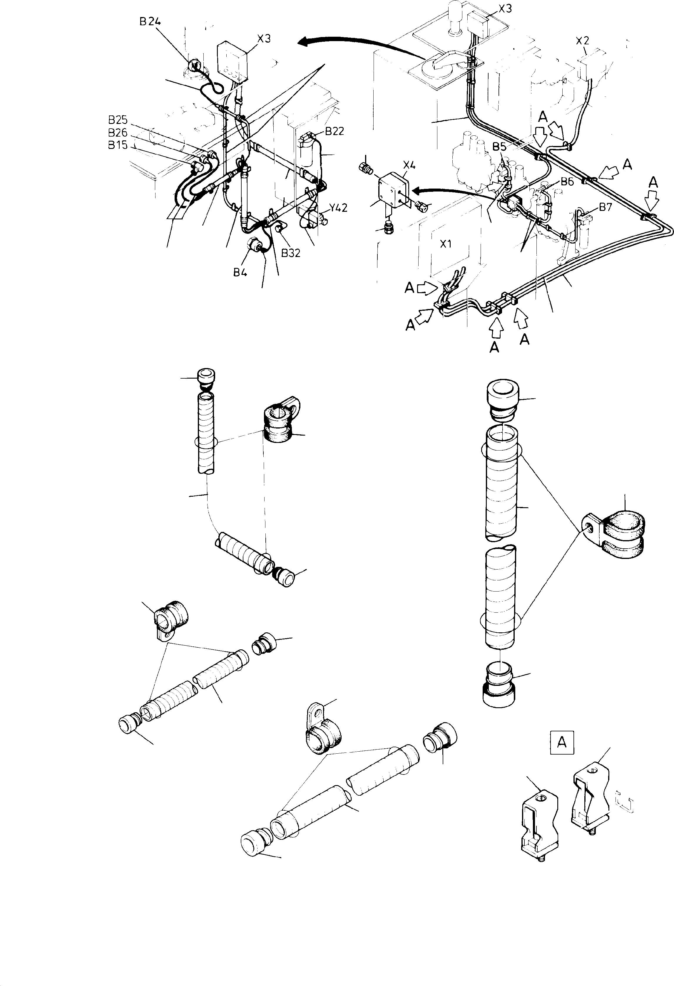 Harness X3-X4 697 229 73 KOMATSU