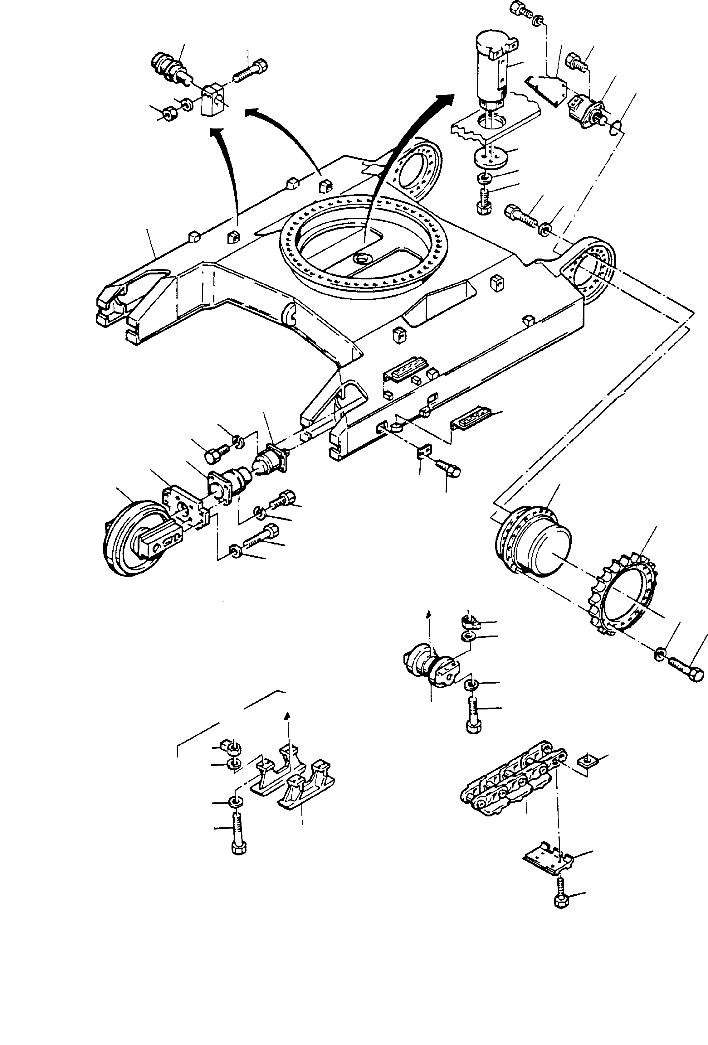 Track guide 292 910 40 KOMATSU
