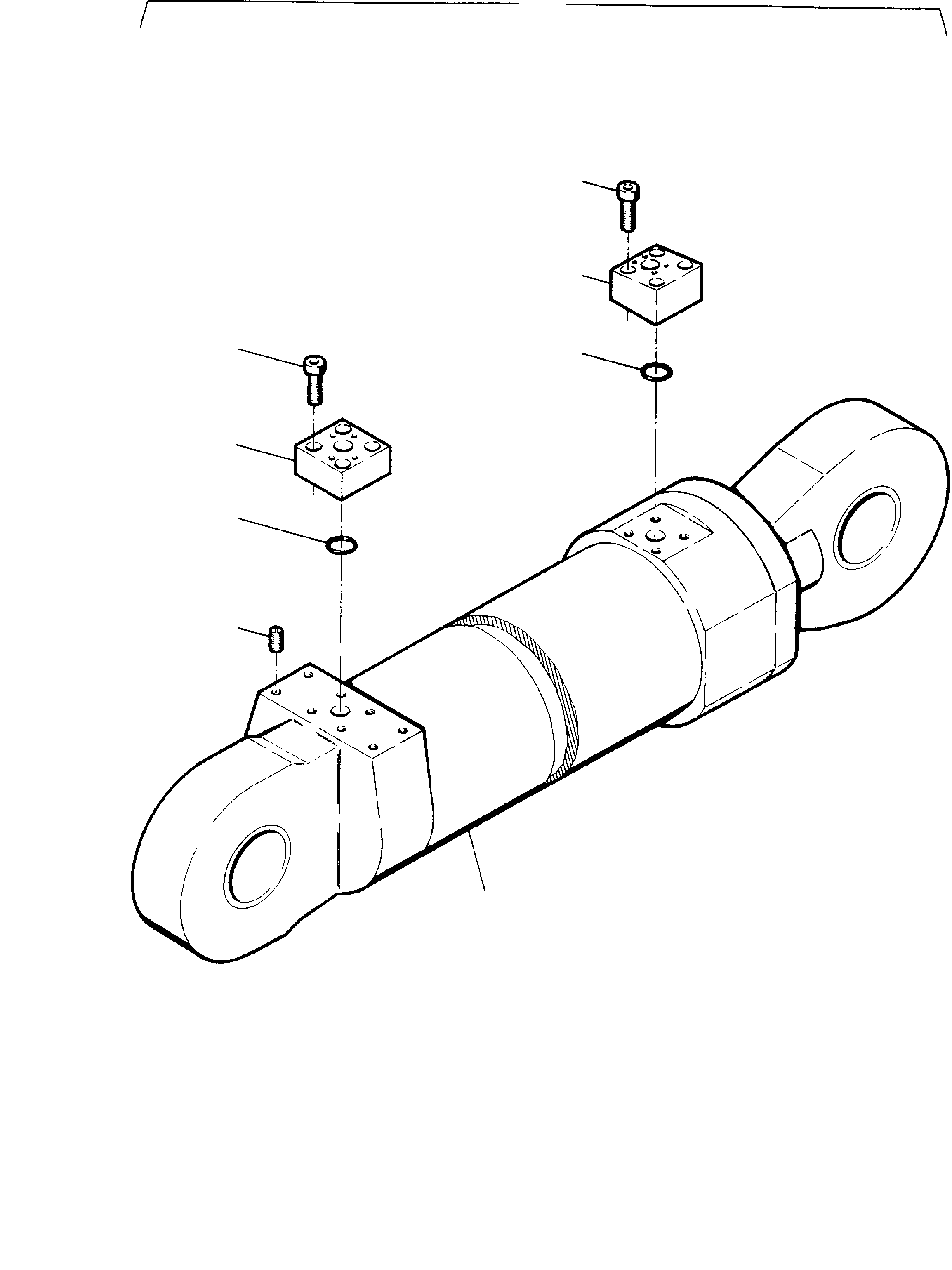 Boom cylinder assy. 426 974 40 KOMATSU