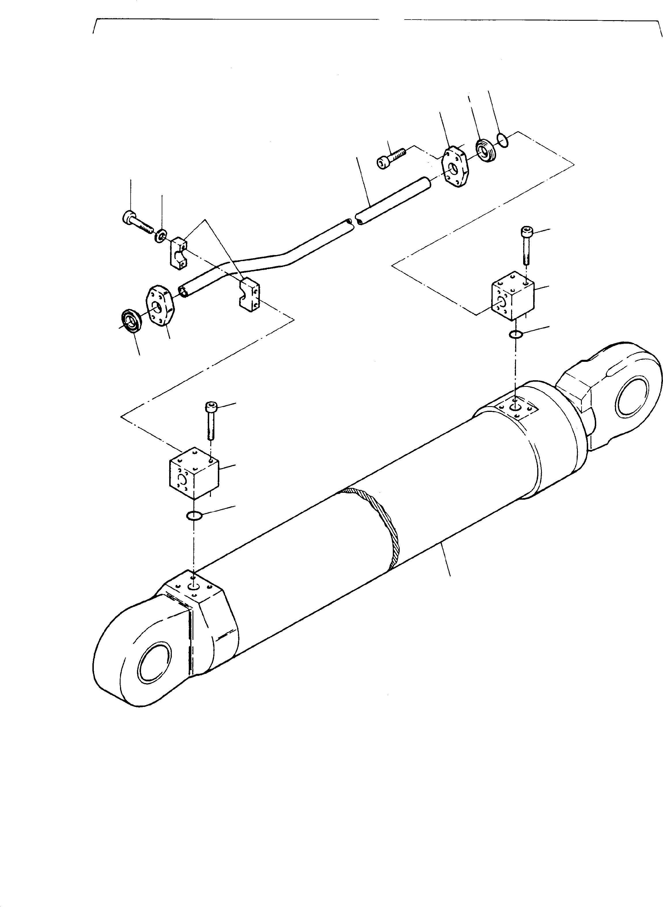 Pipe bracket 116 558 40 KOMATSU