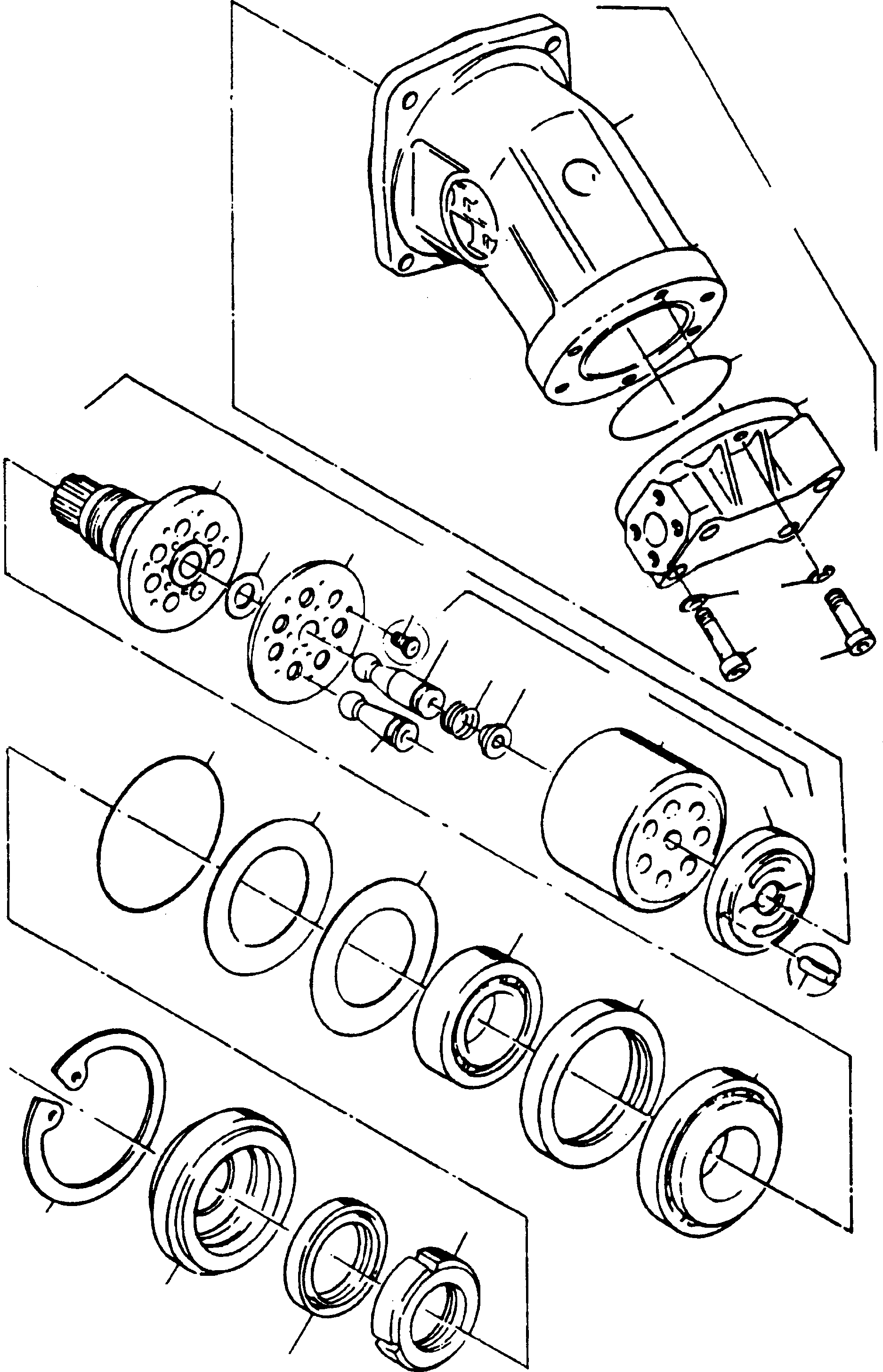 Seal kit, assy. fig-nos: 07,26,28 754 457 KOMATSU