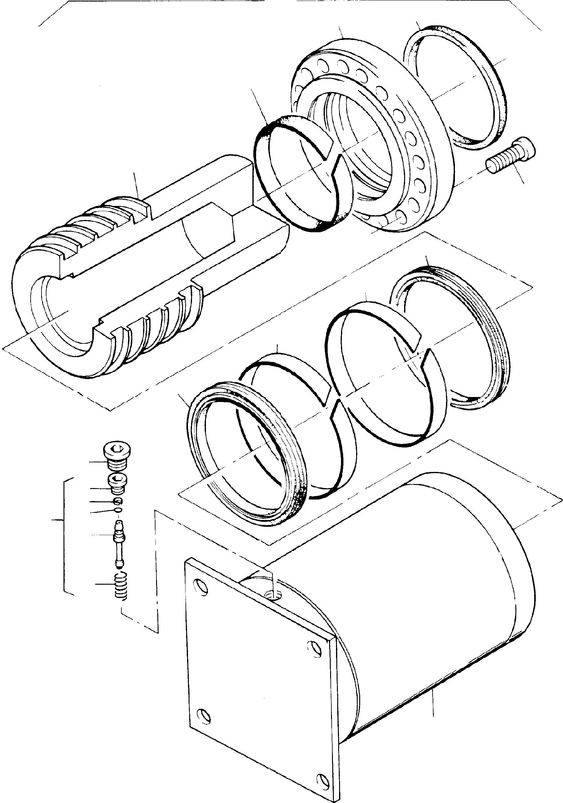 Seal kit fig-nos: 04,06,08,09,10 692 359 KOMATSU