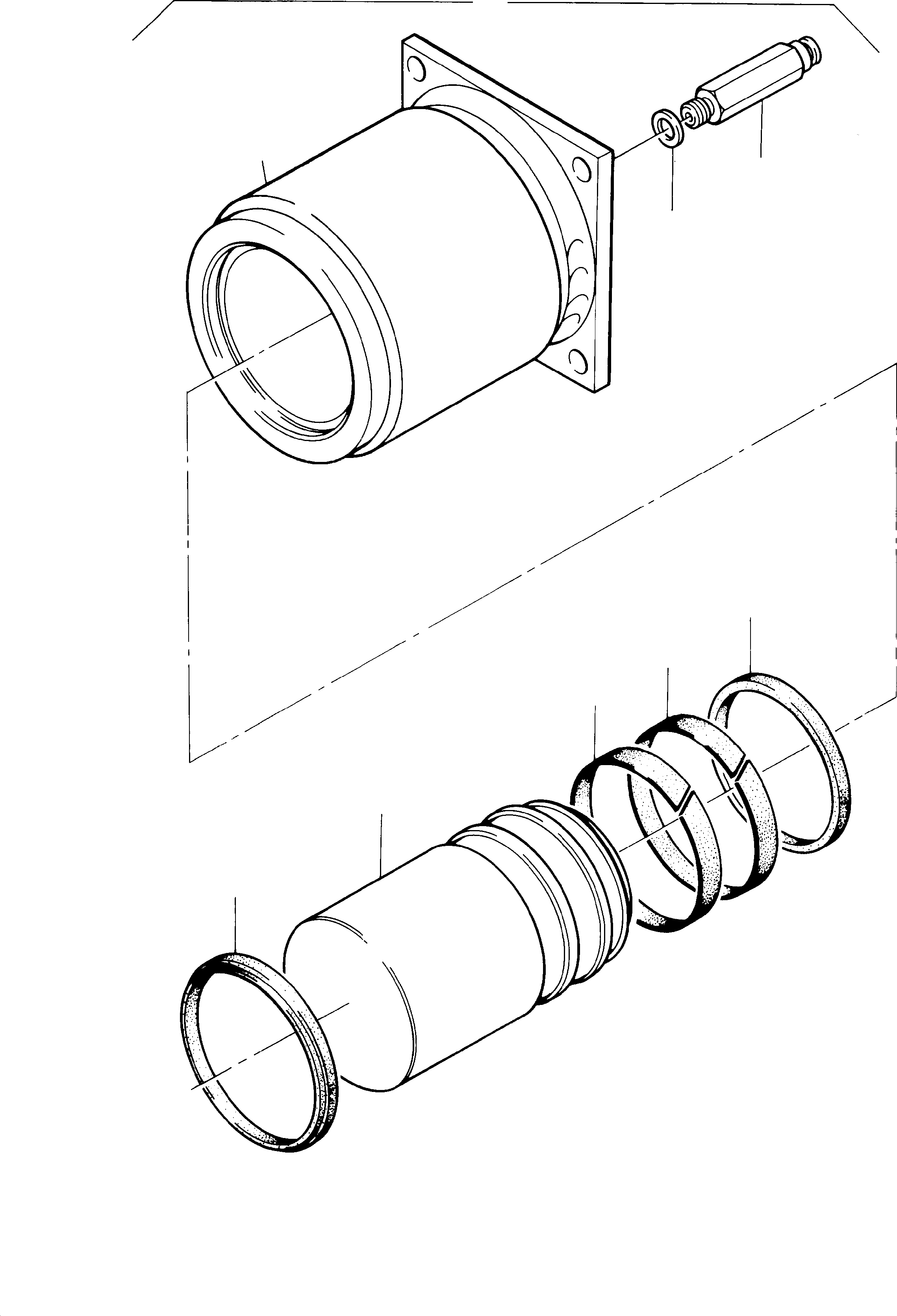 Cylinder These parts are not sold separately 692 560 KOMATSU
