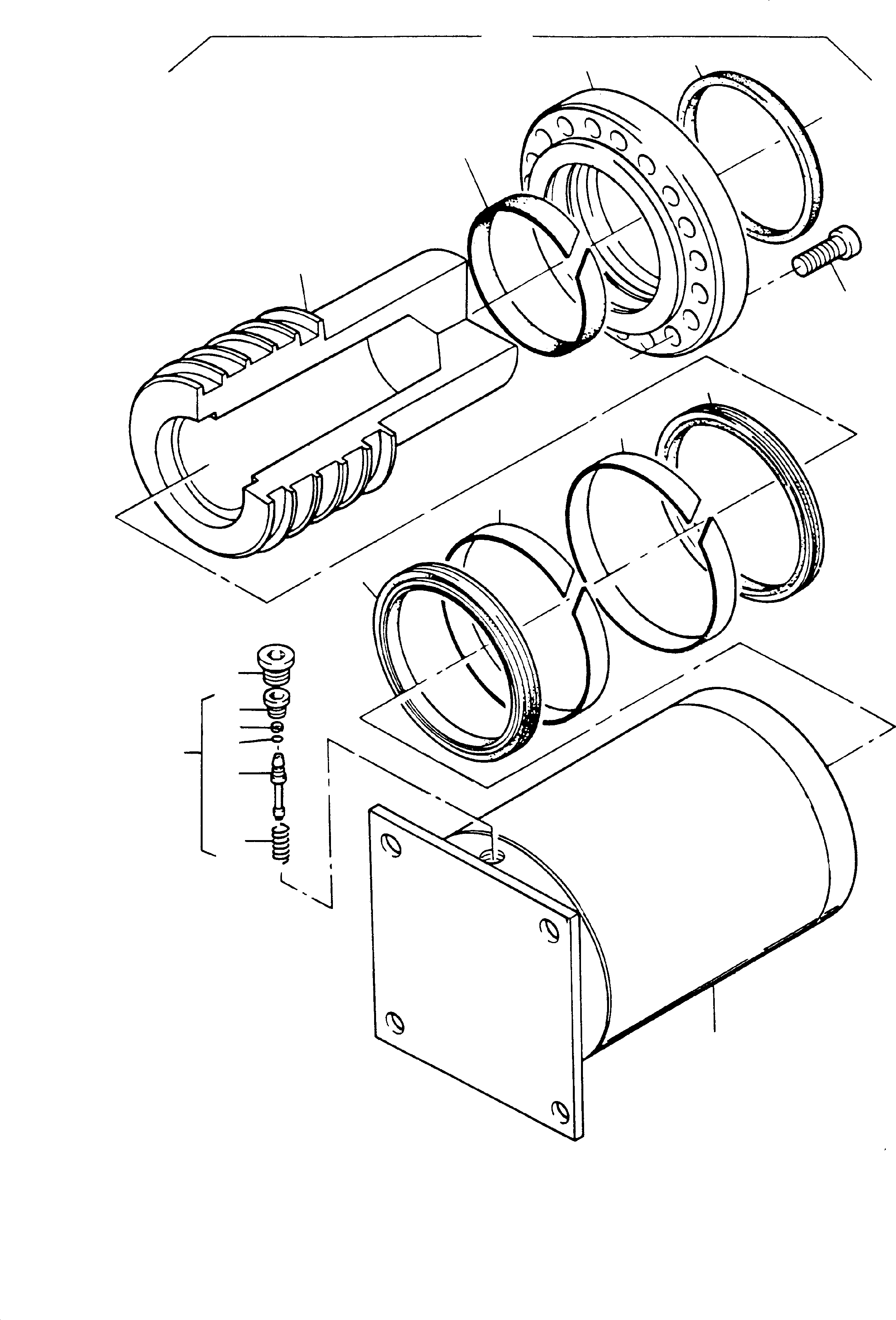 Nitrogen-cylinder 428 344 40 KOMATSU