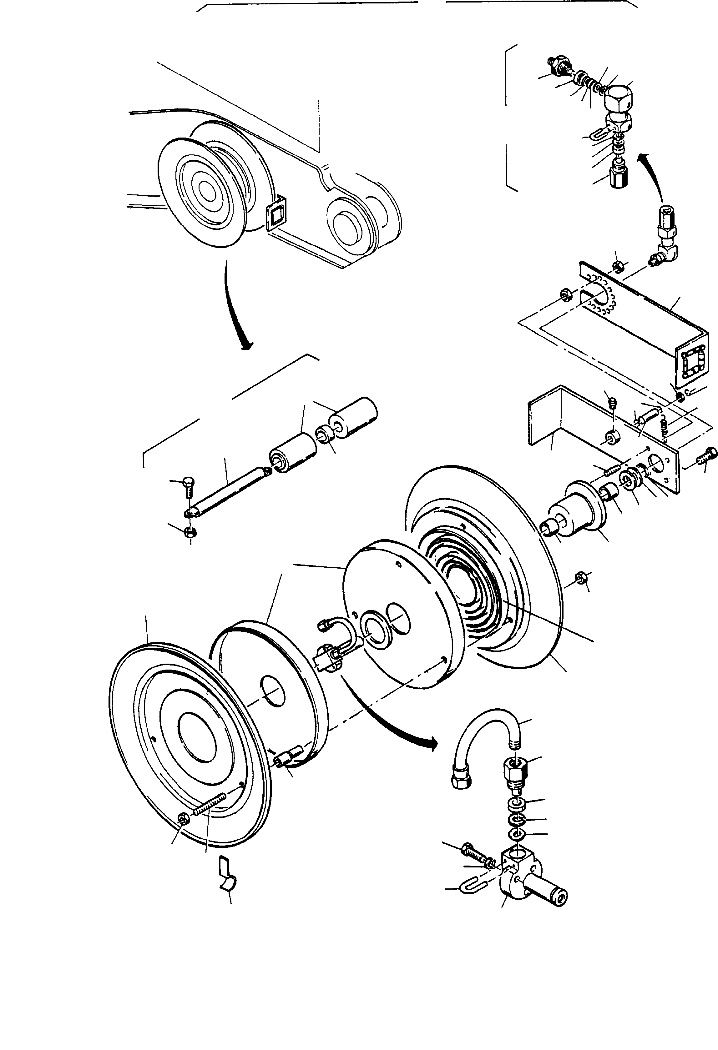 Swivel union, assy. 694 567 KOMATSU