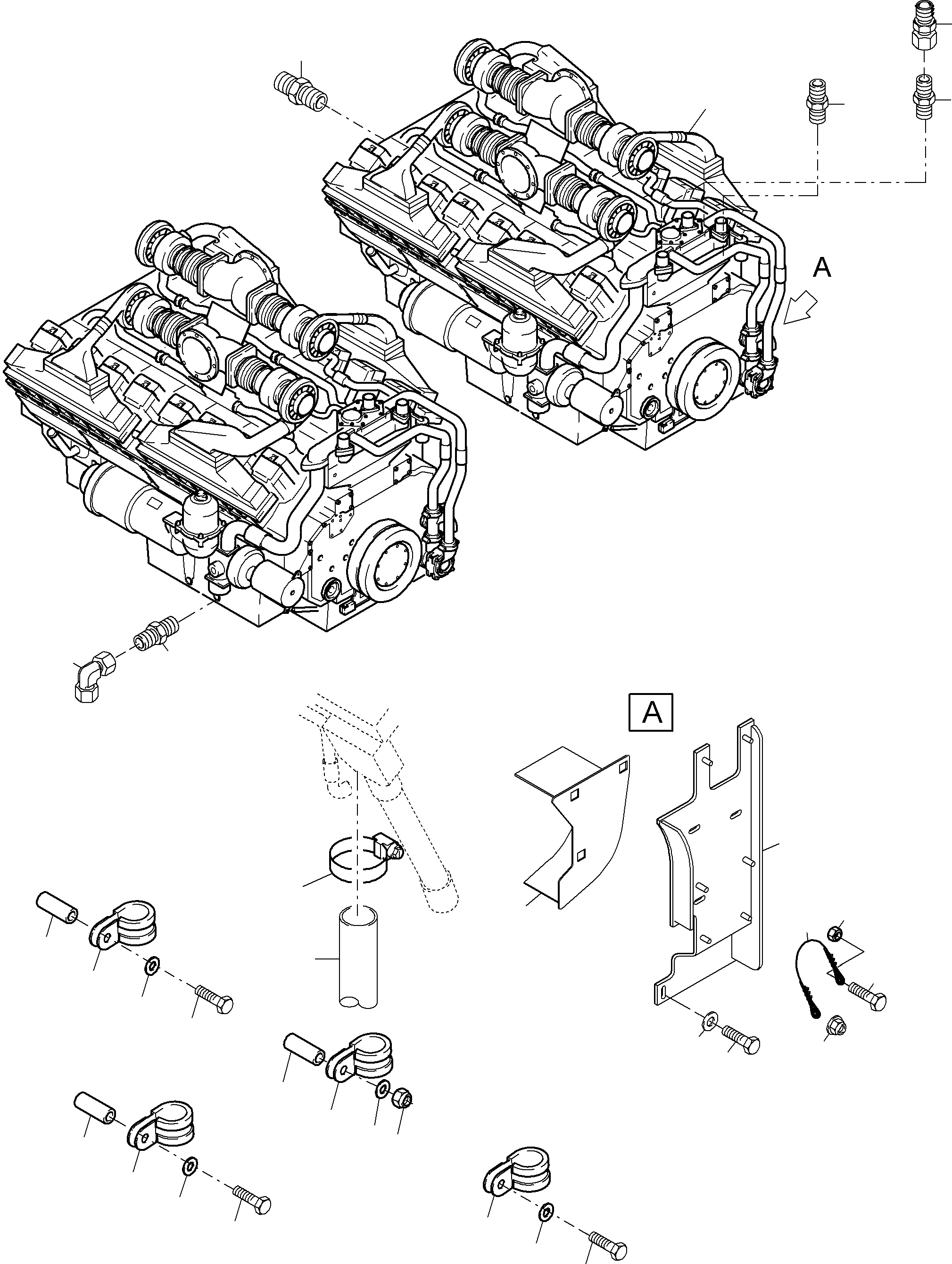 Труба 908 069 40 KOMATSU