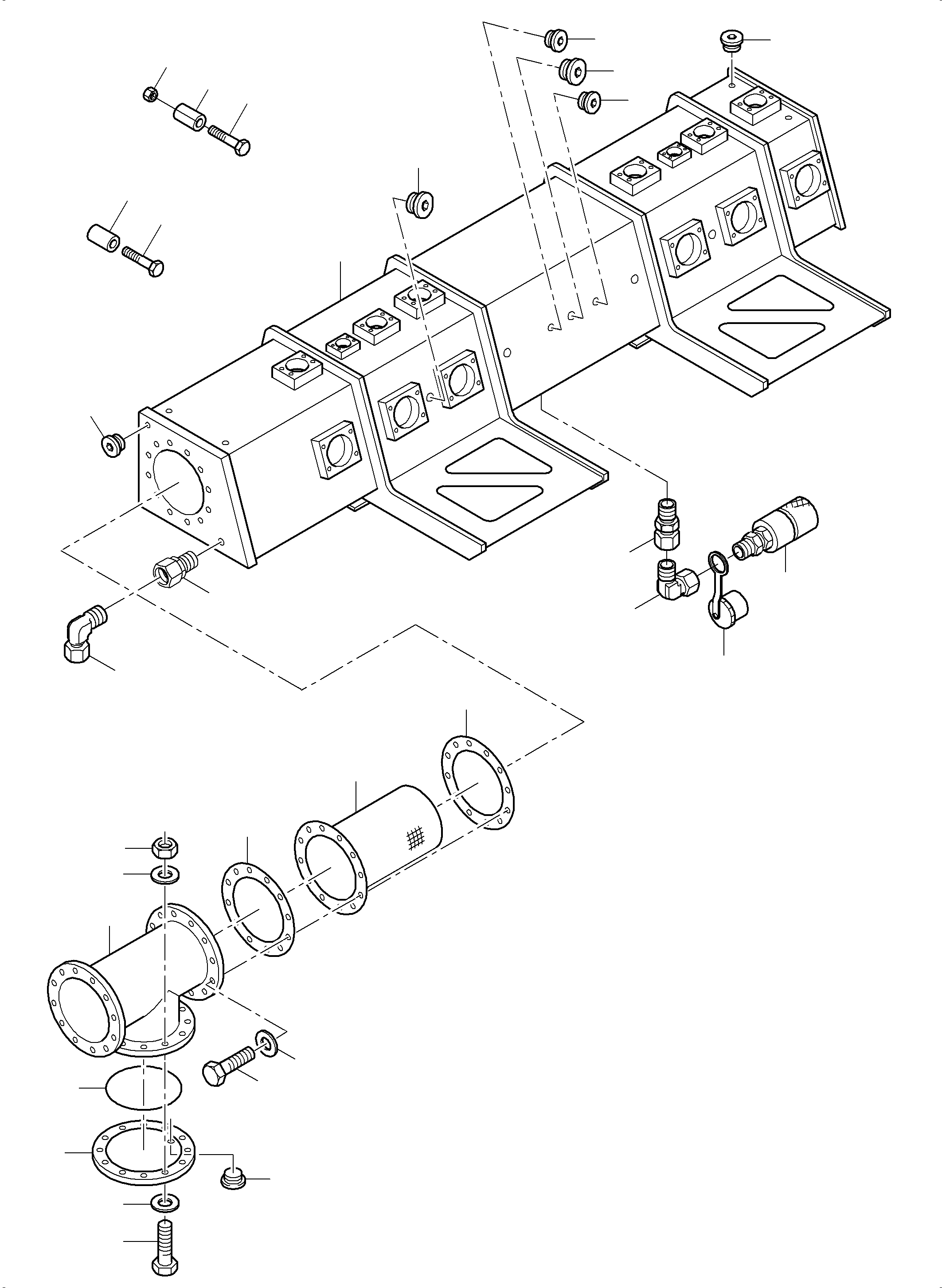 Сетчатый фильтр 950 663 40 KOMATSU