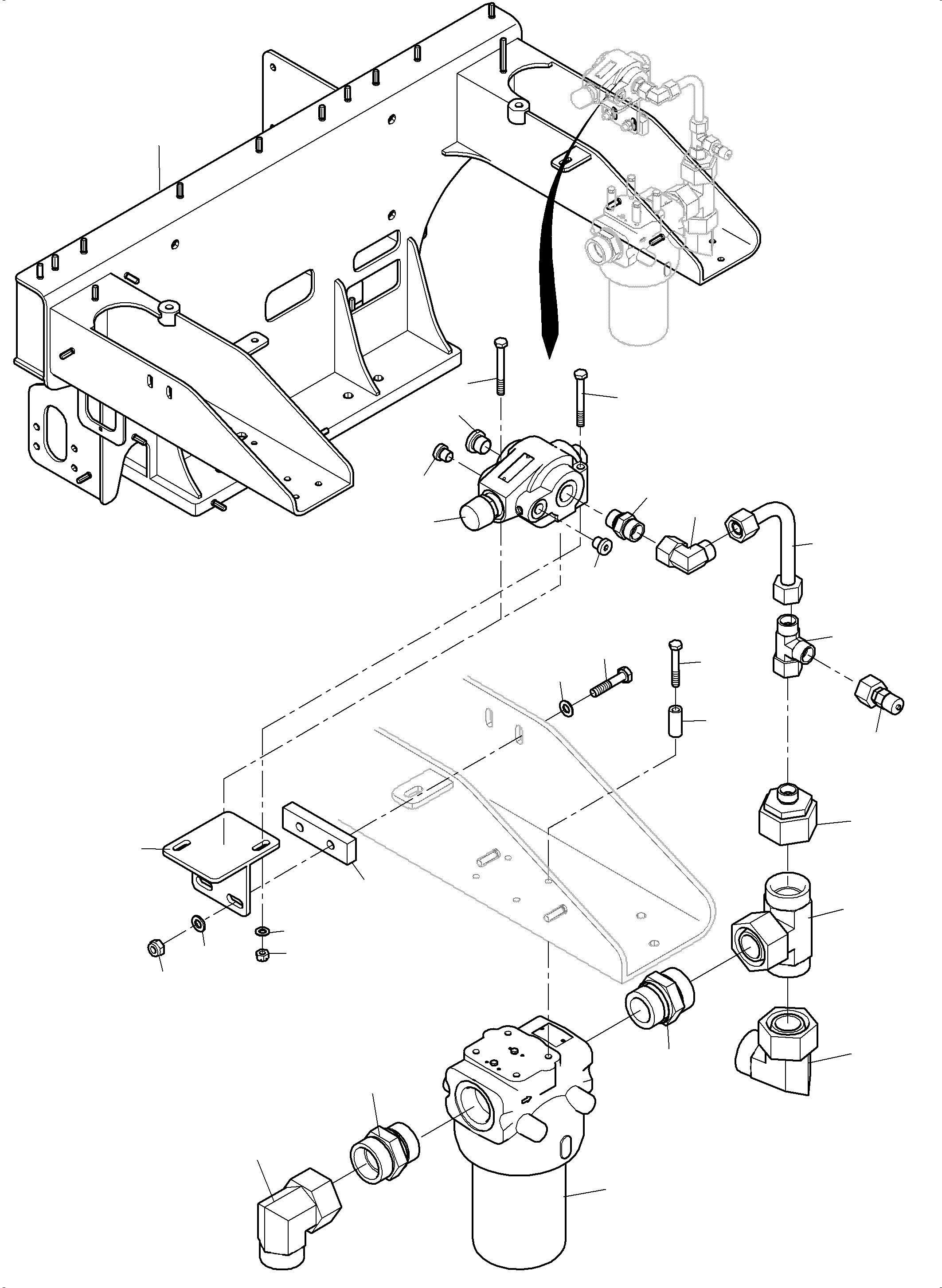 Предохранительный клапан 950 665 40 KOMATSU