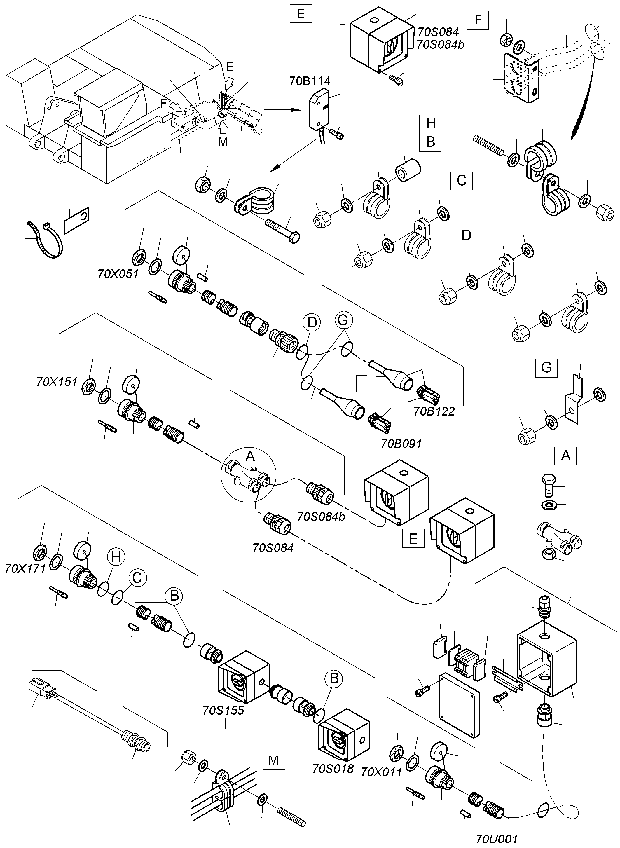 хомут 000443450610 KOMATSU