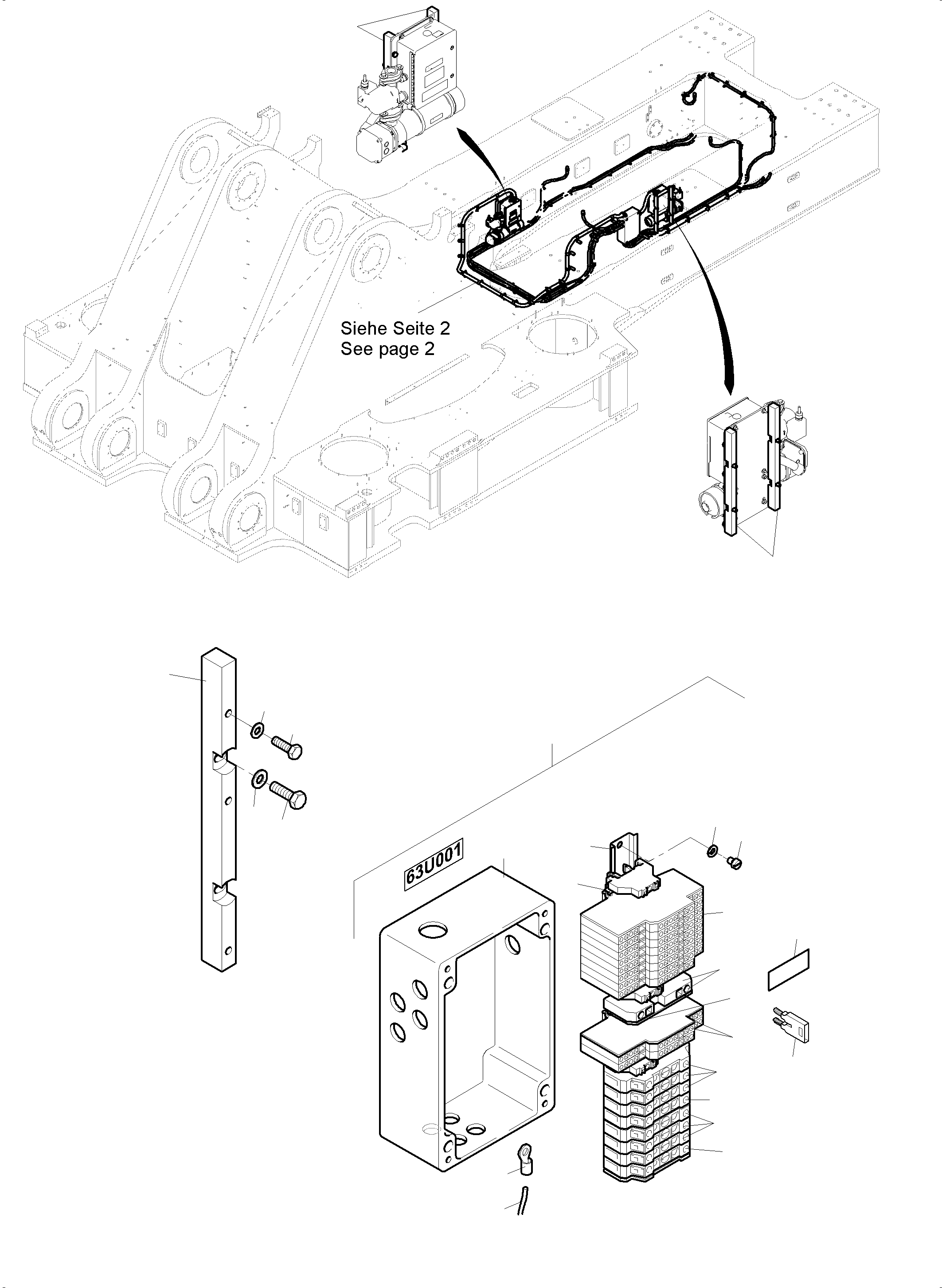 Кабельное соединение 951 346 40 KOMATSU
