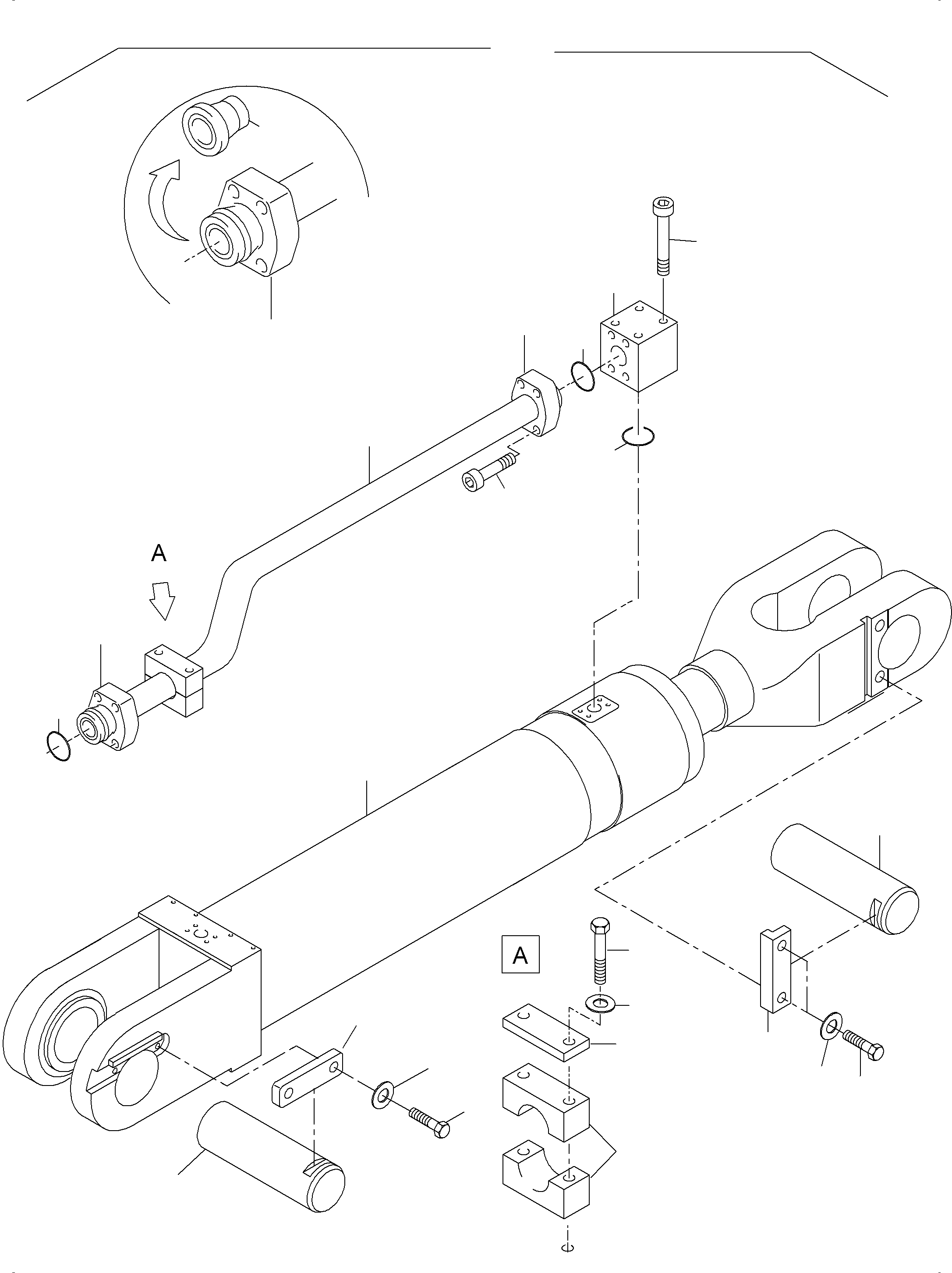 Труба в сборе ø 65 973 860 40 KOMATSU