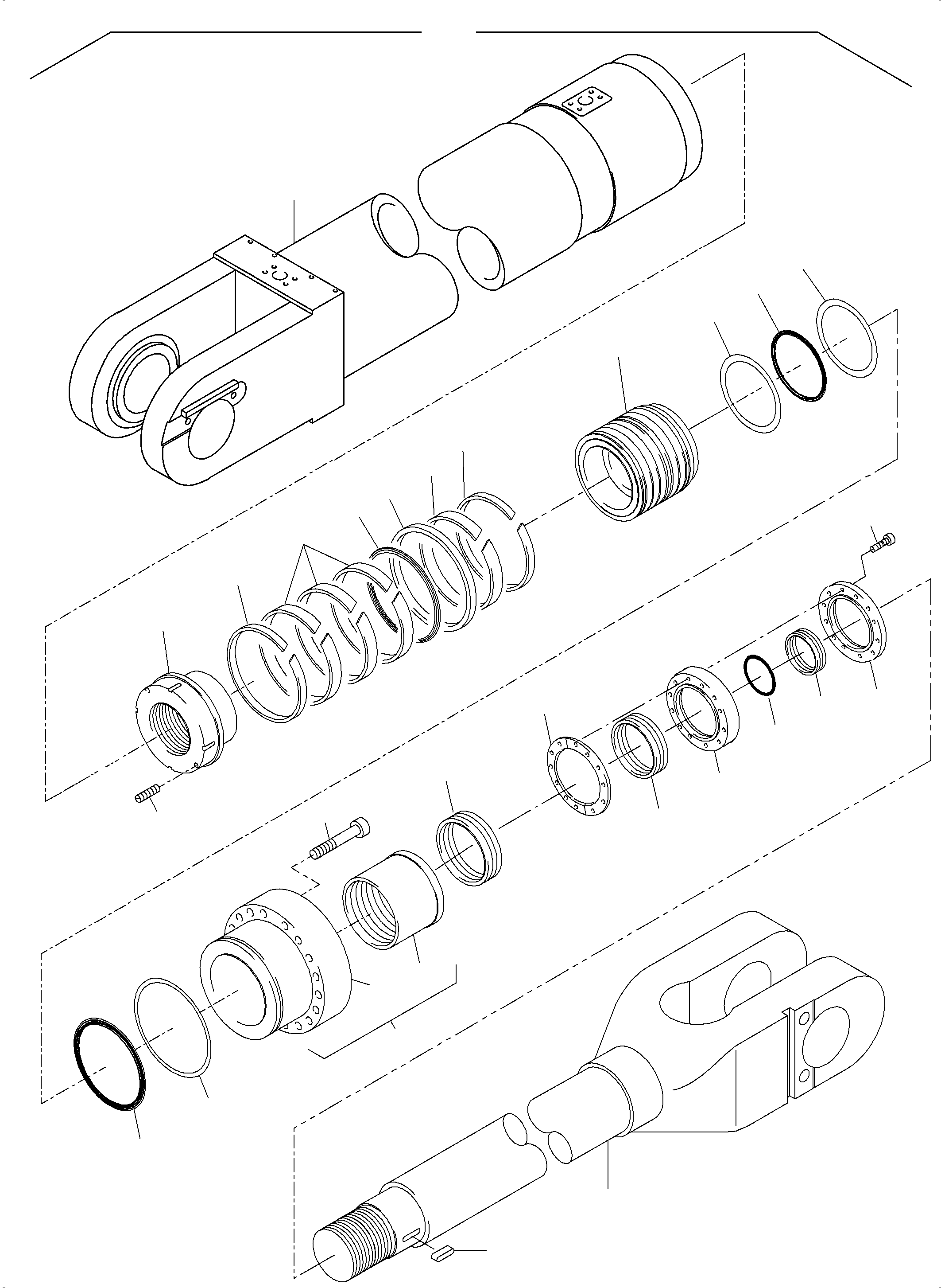 Bearing bush (Only for work shop repair) 970 710 40 KOMATSU