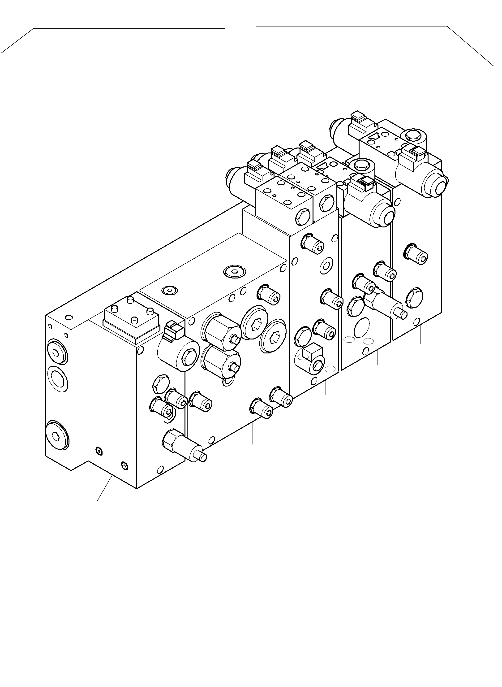 Cartridge block 965 705 40 KOMATSU