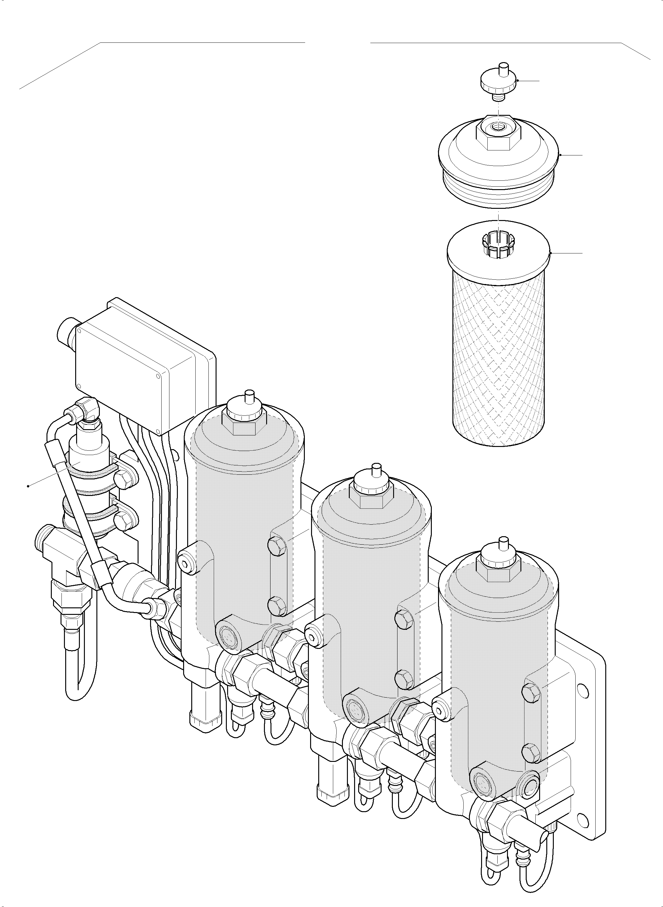 Filter element (lFuel filter) 799 654 73 KOMATSU