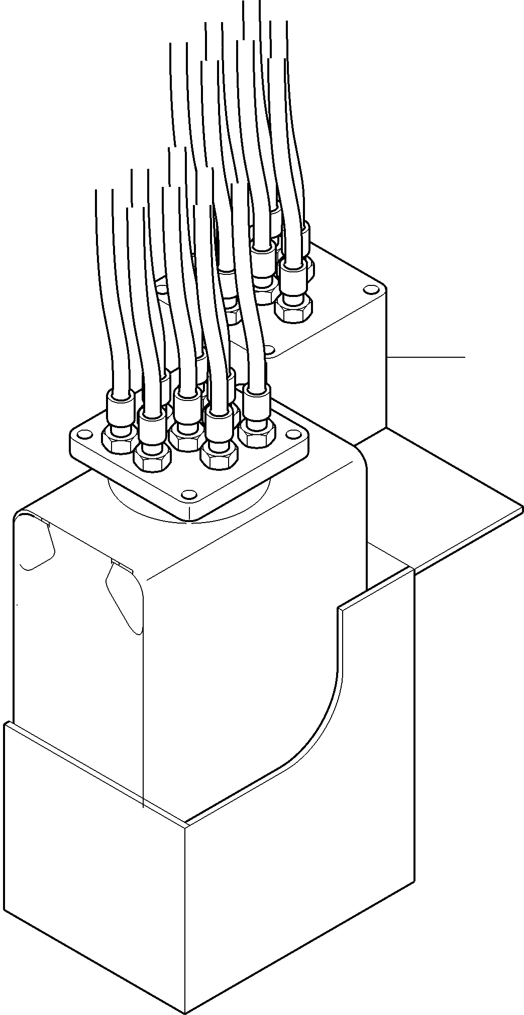 Water filter assy. 962 105 40 KOMATSU