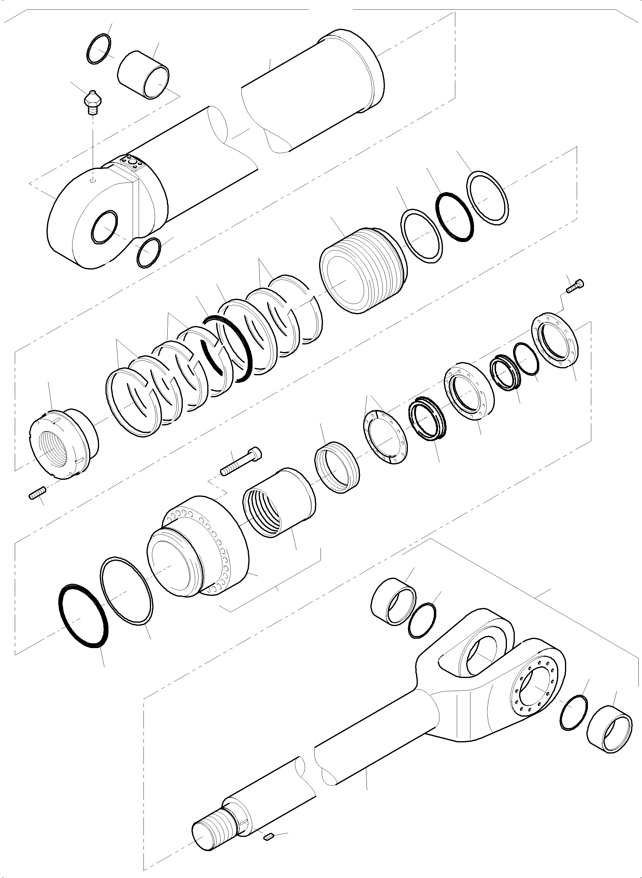 Support ring fig. no. 21 907 698 40 KOMATSU