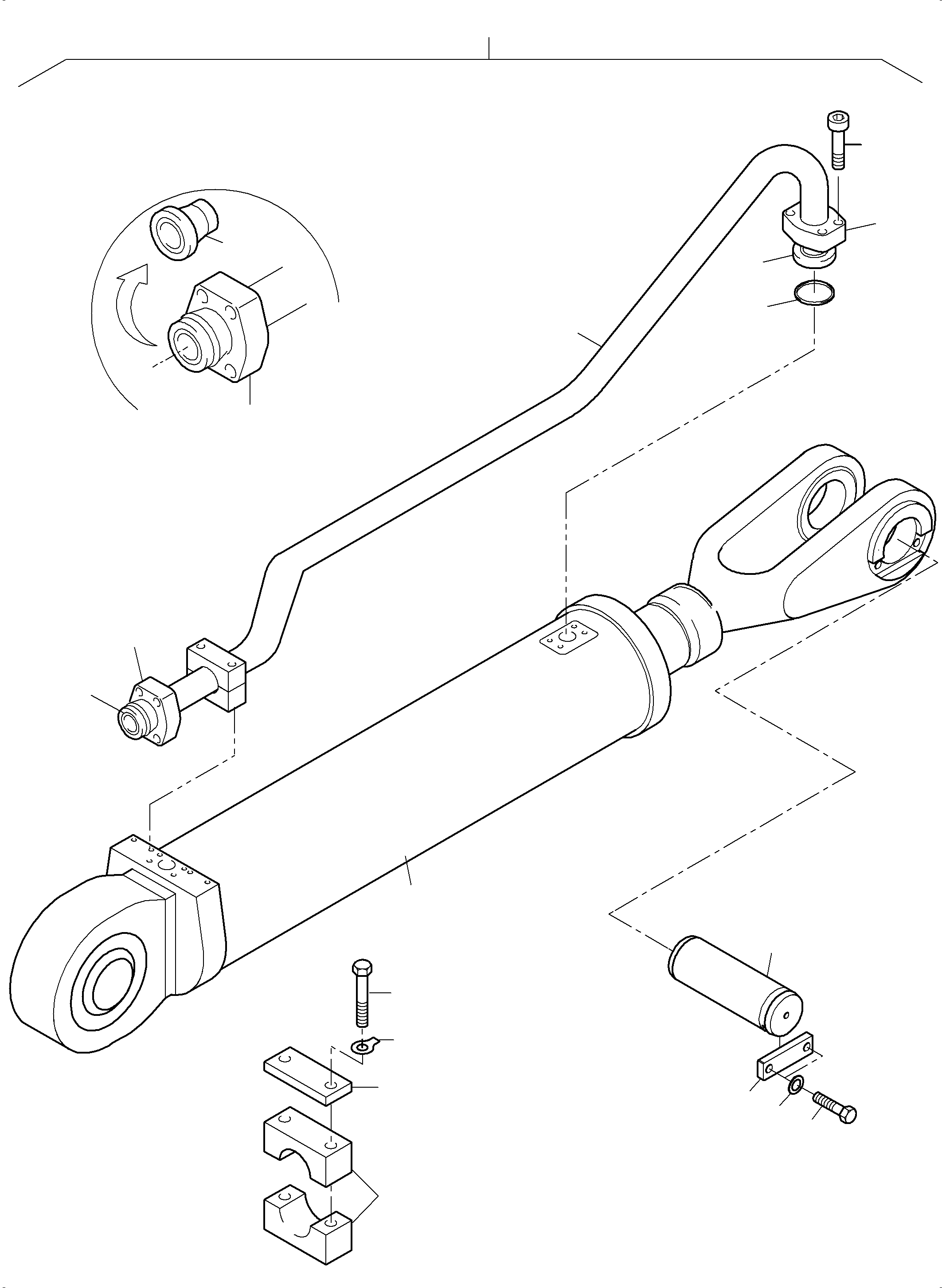 Pipe assy. Ø  65 979 548 40 KOMATSU